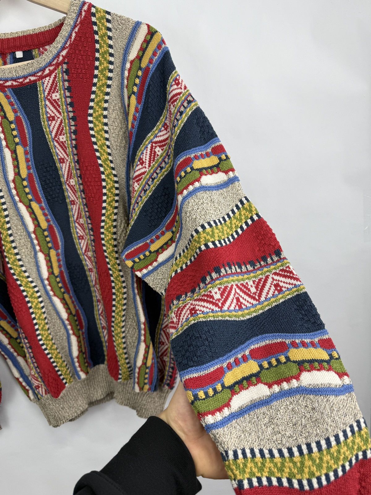 Coogi 🇺🇸 Vintage 90s Rare Sweater Coogi Style Retro Hype Y2K Size US L / EU 52-54 / 3 - 6 Thumbnail