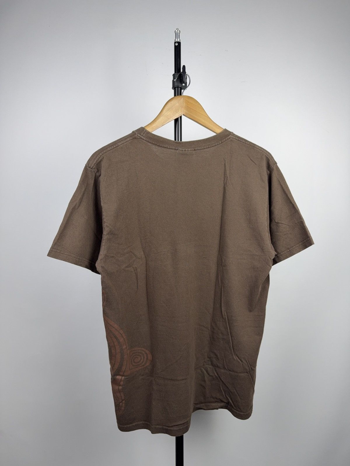 Vintage 00s Vntg Querétaro Mexico Spiral Art Graphic Brown T-Shirt Size US M / EU 48-50 / 2 - 10 Thumbnail