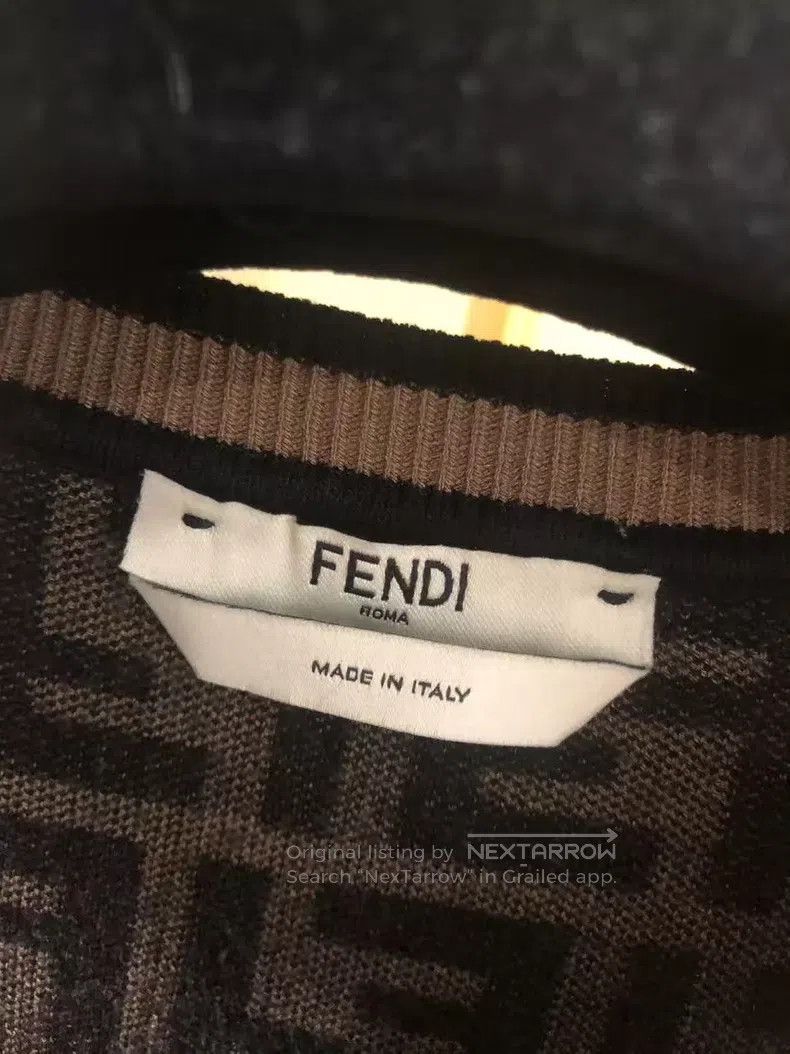 Fendi Fendi Monogram Knit Short Sleeve Size XS / US 0-2 / IT 36-38 - 3 Thumbnail