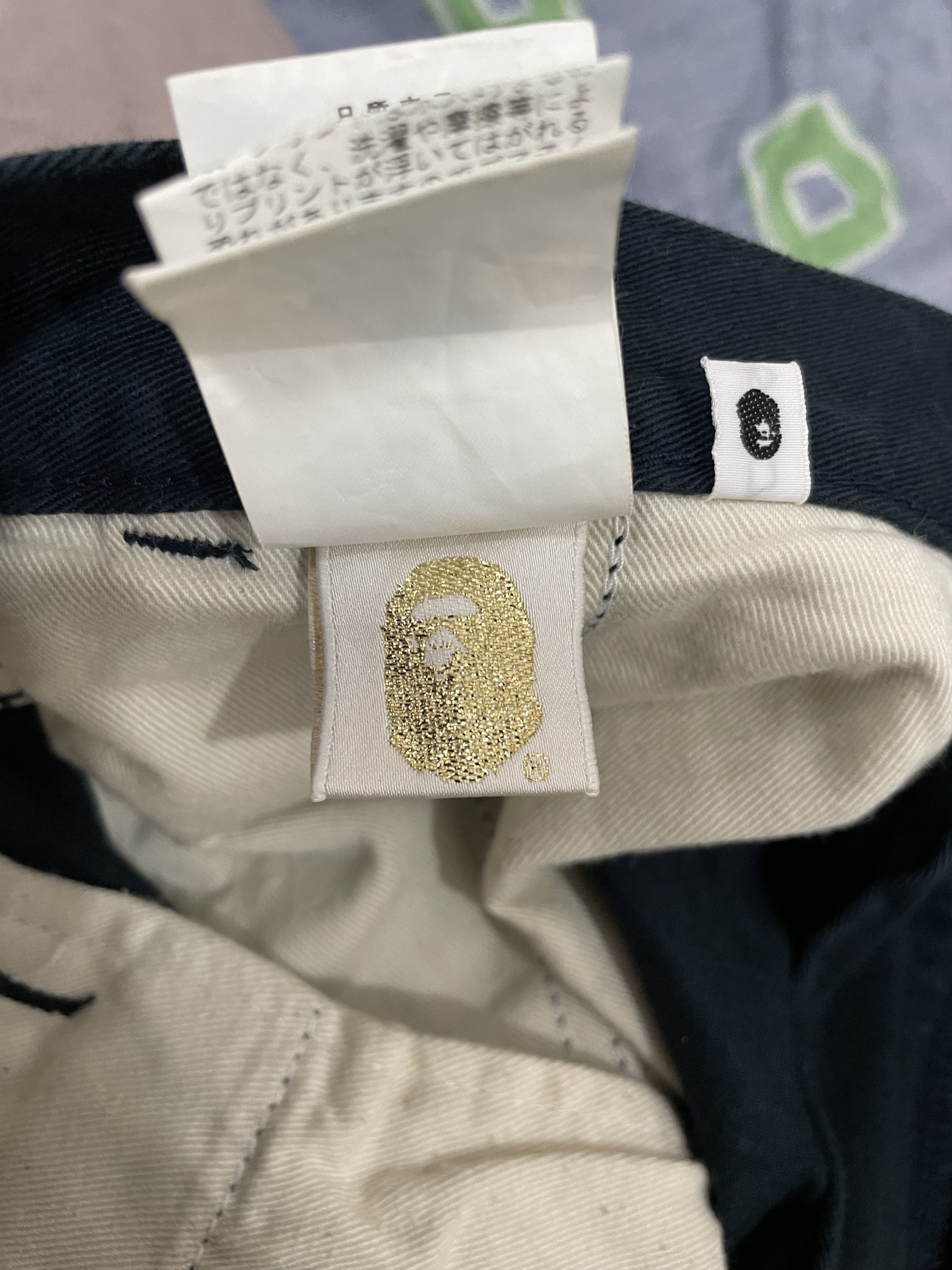Bape Bape - Baby Milo Sad Face Chino Pants Size US 32 / EU 48 - 9 Thumbnail