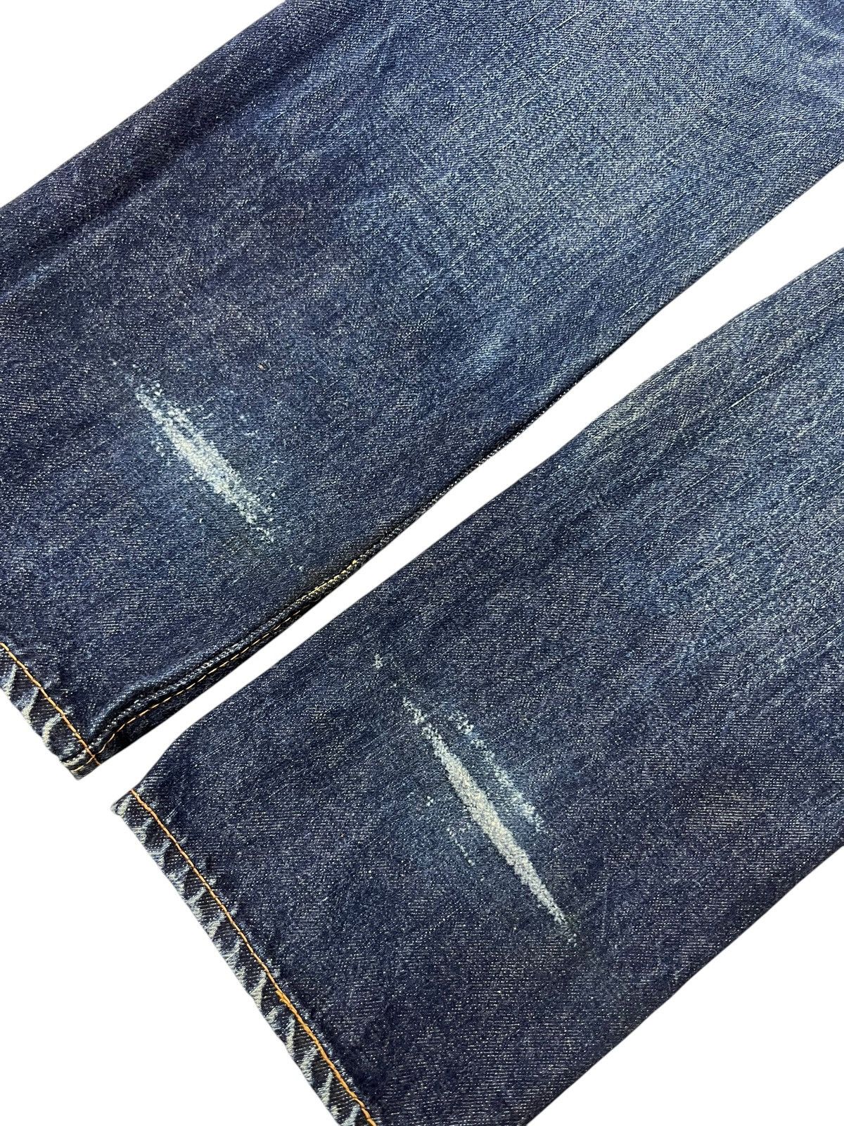 If Six Was Nine × Japanese Brand × Le Grande Bleu (L.G.B.) VINTAGE 90’S CANTON SELVEDGE DISTRESSED JEANS Size US 26 / EU 42 - 13 Thumbnail