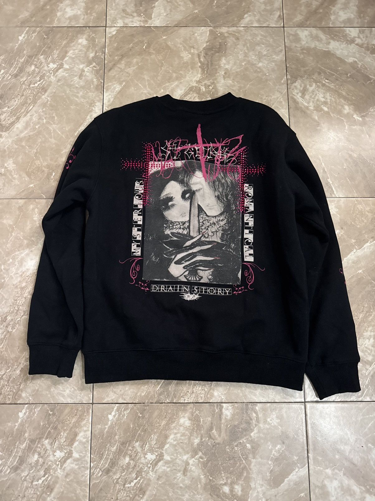 Drain Gang Bladee “Martyr” Tour Merch Sweater Size US M / EU 48-50 / 2 - 2 Thumbnail