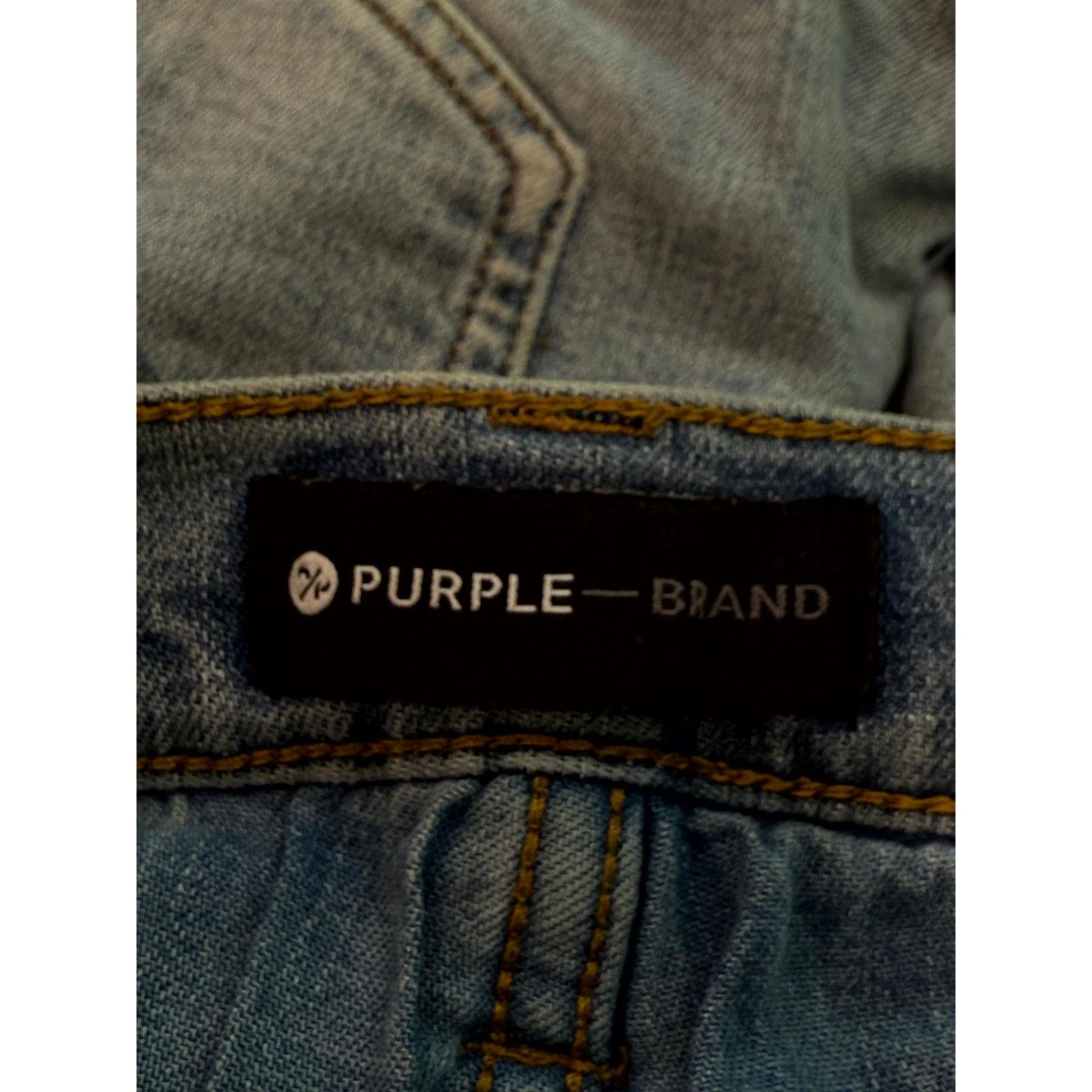 Purple Brand Purple Brand Paint Splatter Light Wash Jeans Size US 28 / EU 44 - 3 Thumbnail