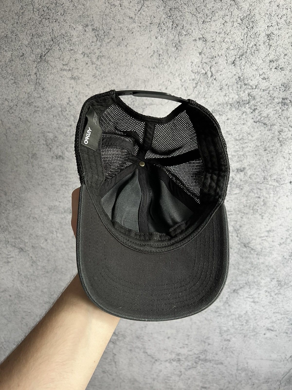 Oakley Oakley Men’s Trucker Cap Faded Hat Y2K Box Logo Size ONE SIZE - 7 Thumbnail