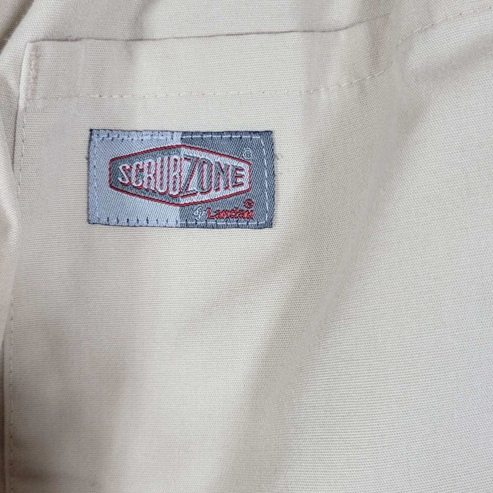 Vintage ScrubZone Landau Womens Scrub Pants XS Drawstring Elastic Back Sand ScrubZone Scrub Pants Womens XS Sand Size 26" / US 2 / IT 38 - 5 Thumbnail