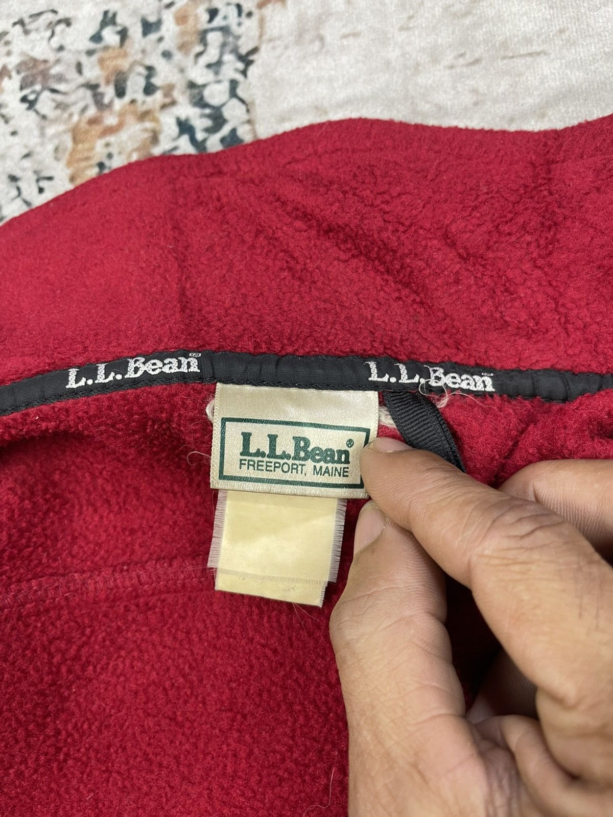 L.L. Bean Vintage LL Bean Zipper Fleece Jacket Size US S / EU 44-46 / 1 - 14 Thumbnail