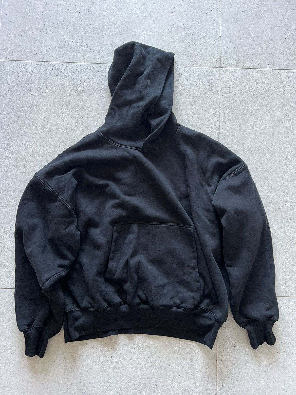 Image of Kanye West x Yeezy Season Yeezy Perfect Hoodie in Black, Men's (Size 2XL)