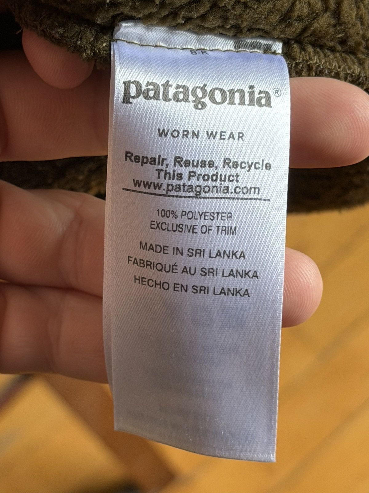 Patagonia Patagonia Sherpa Quarter Zip Hunter Green Size US L / EU 52-54 / 3 - 5 Thumbnail