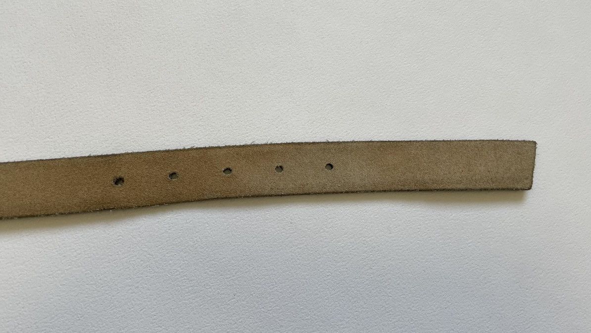 Miu Miu Mid 2000s Black Leather Bondage Belt Size 32 - 13 Thumbnail