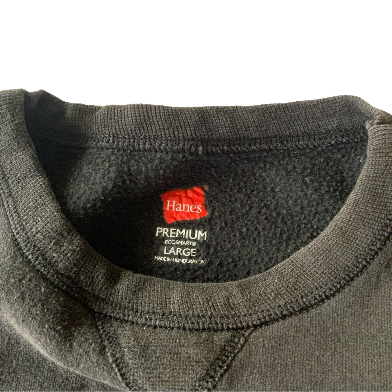 Hanes Hanes Black Sweatshirt Size US L / EU 52-54 / 3 - 3 Thumbnail