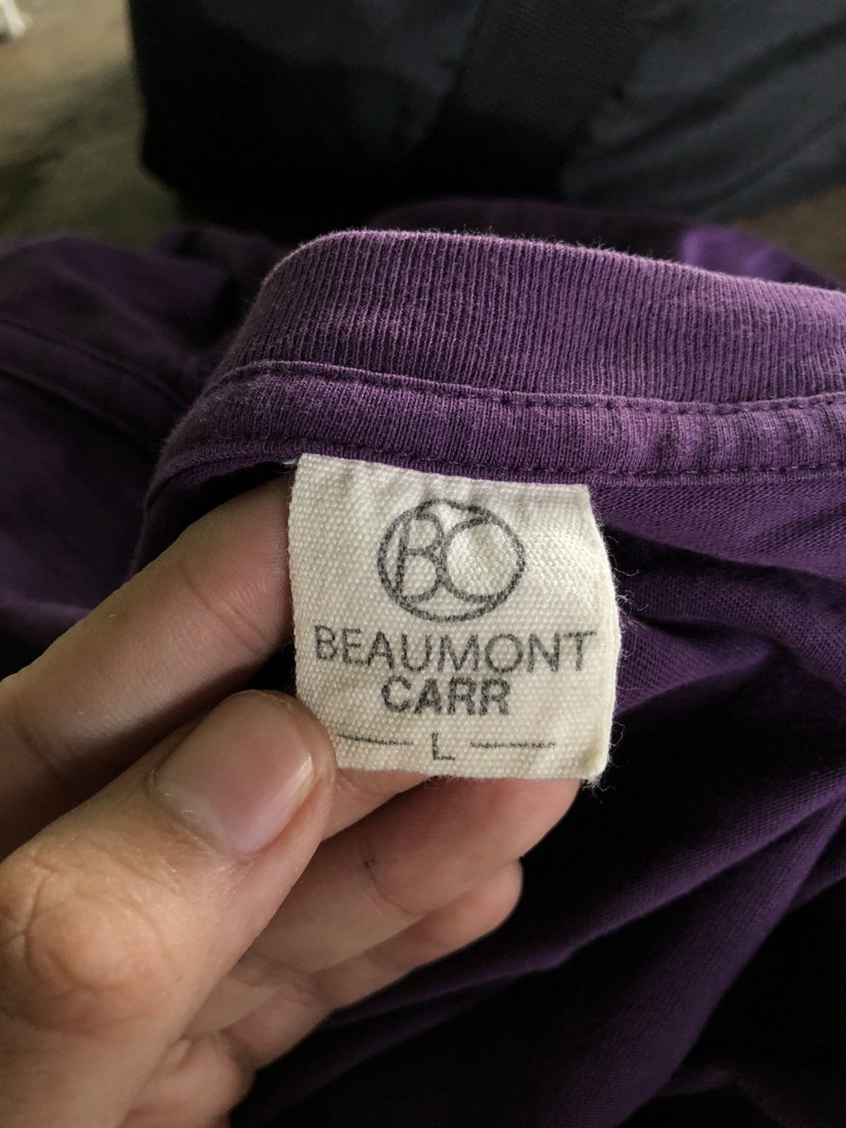 If Six Was Nine × Japanese Brand × Le Grande Bleu (L.G.B.) Japanese Beaumont Carr Poem T-Shirt Distressed Grunge Punk Size US M / EU 48-50 / 2 - 7 Thumbnail