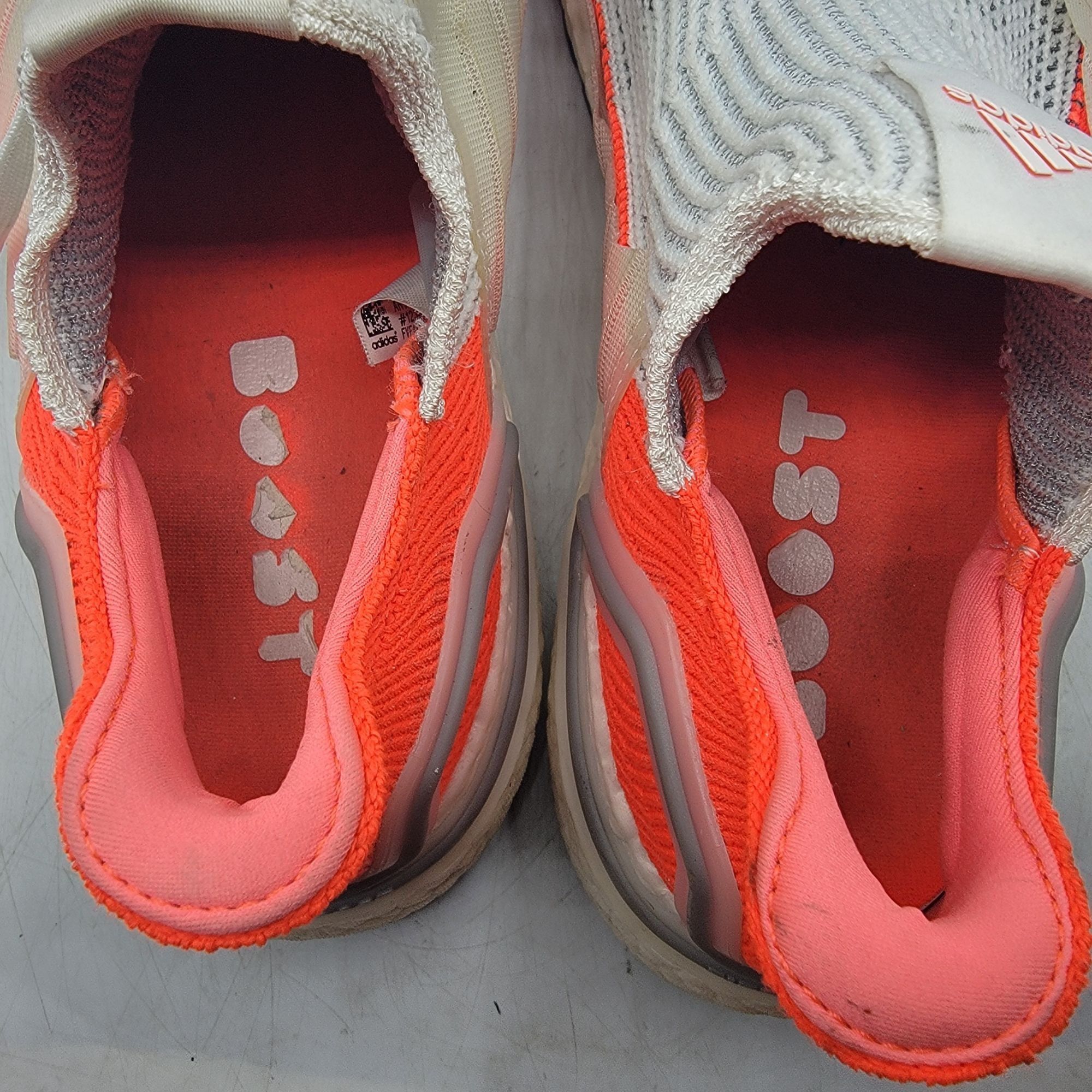 Adidas Adidas Ultraboost 19 Mens 14 White Orange Sneaker Shoes Athl Size US 14 / EU 47 - 5 Thumbnail
