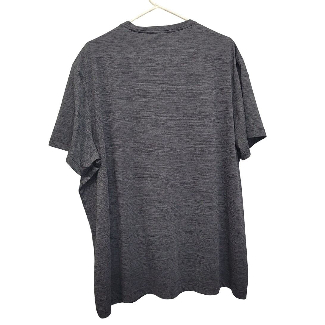 George George Mens 2XL Polyester Heathered Athletic Henley Shirt Size US XXL / EU 58 / 5 - 3 Thumbnail
