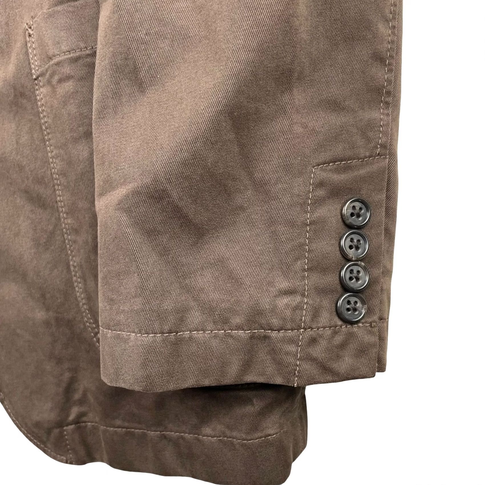 J.Crew J.CREW Mens Brown Blazer Large - Broken In Cotton Jacket Size 42R - 4 Thumbnail
