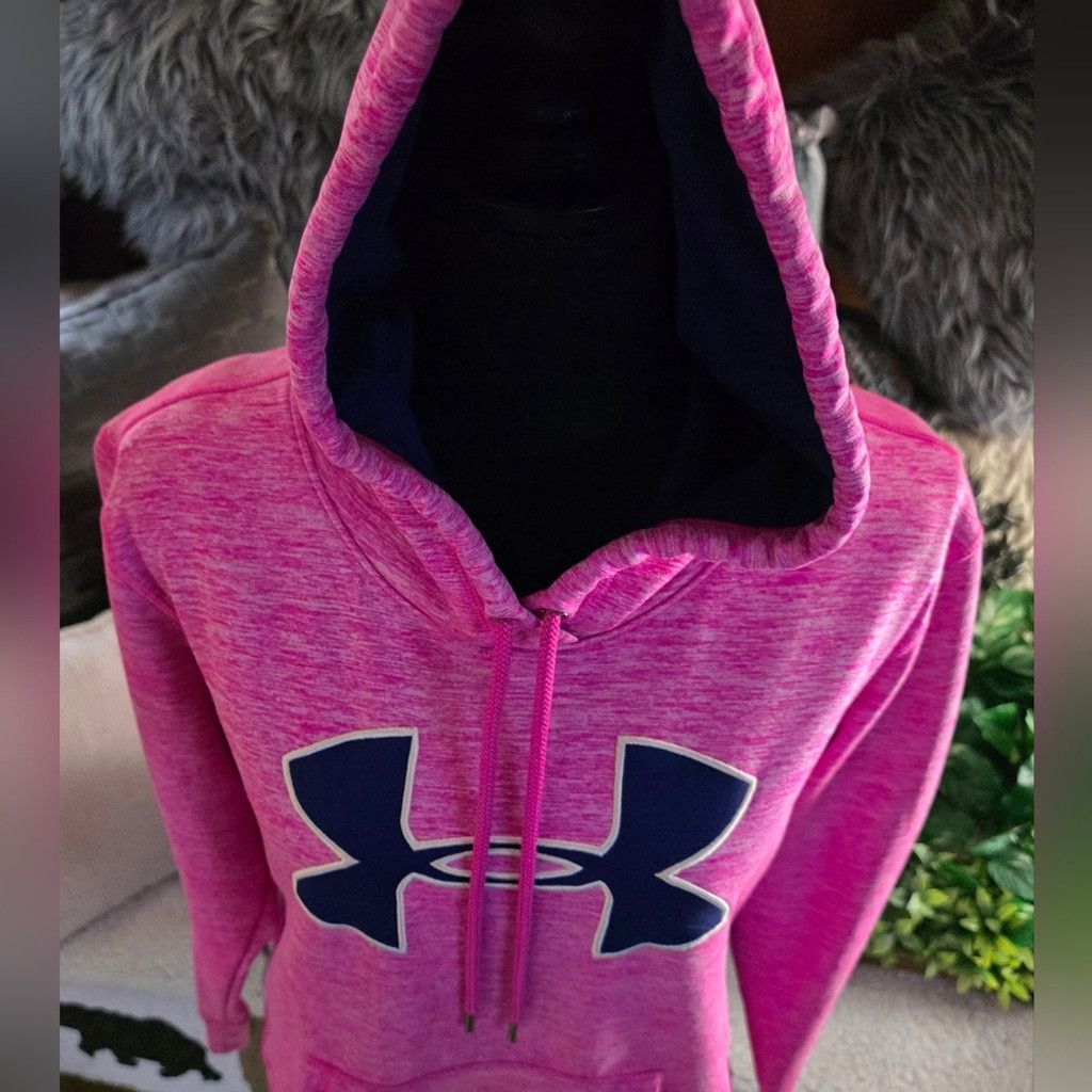 Under Armour Under Armour Heathered Pink Pullover Size S / US 4 / IT 40 - 2 Thumbnail