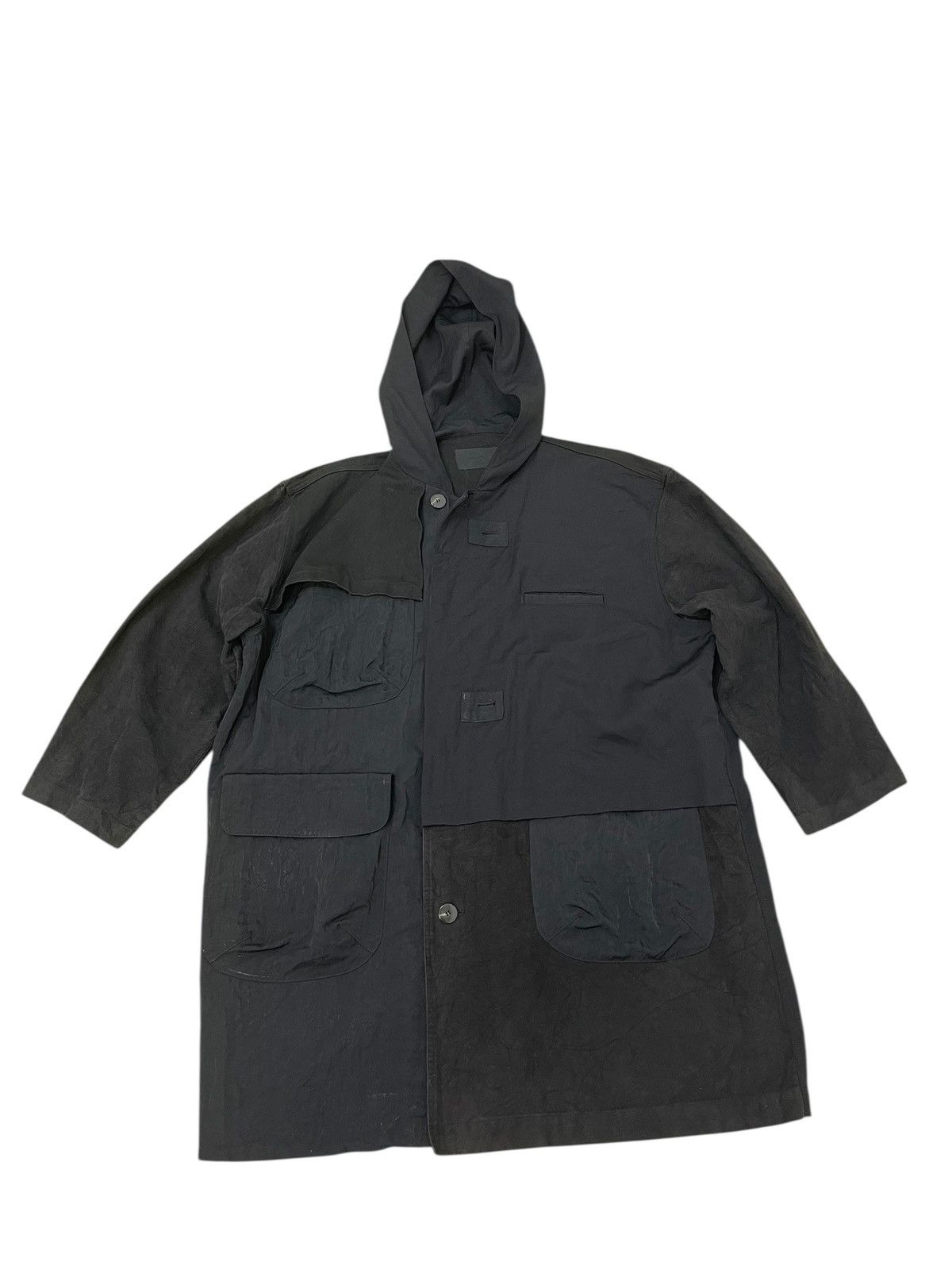 Yohji Yamamoto Wide Hoodie Jacket Pour Deux Japan Hybrid Baggy 7🟩1 Size US M / EU 48-50 / 2 - 6 Thumbnail