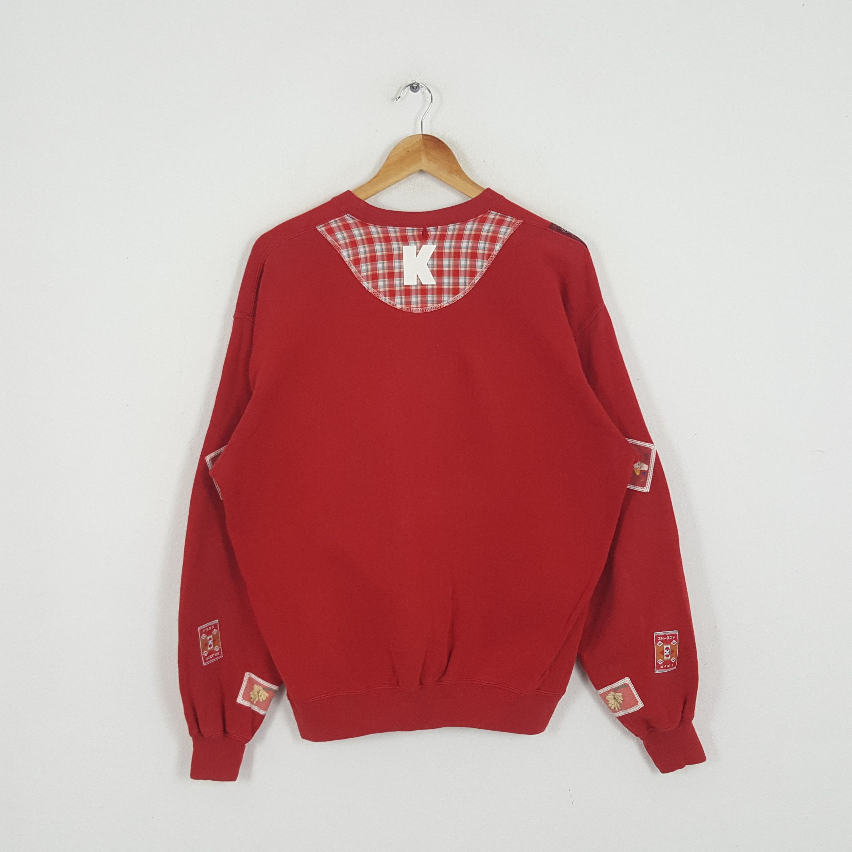 Karl Helmut × Vintage Vintage Karl Helmut Patches Design Sweatshirt Size US L / EU 52-54 / 3 - 3 Thumbnail