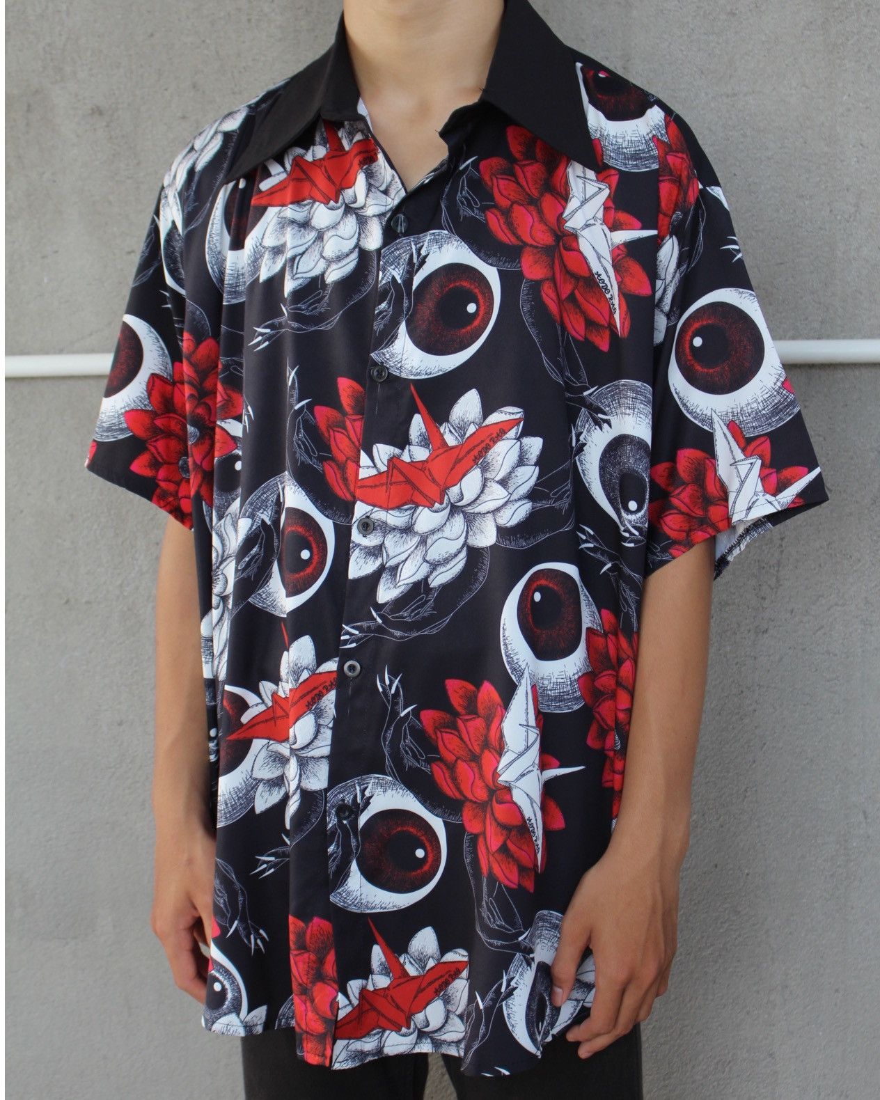 Hysteric Glamour SS2021 ACDC RAG HASUNOHANA 蓮の花 SHIRT Size US XL / EU 56 / 4 - 3 Thumbnail