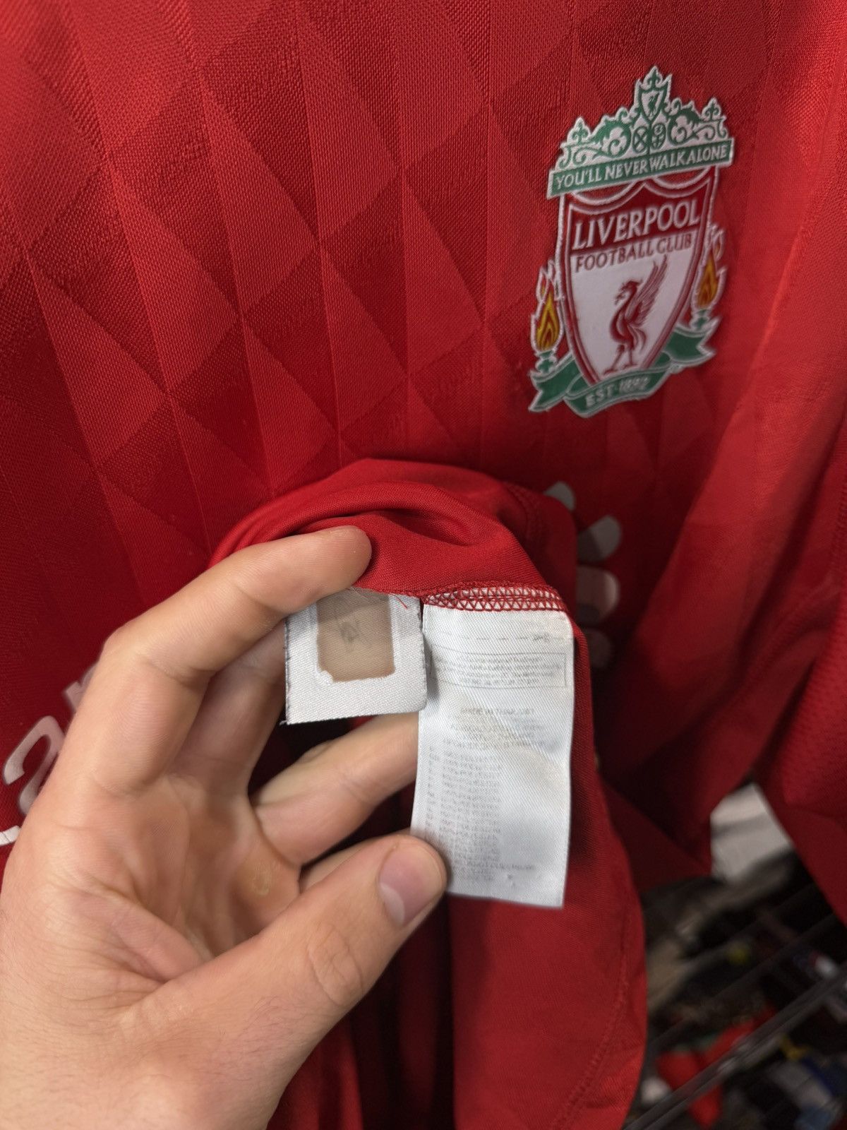 Adidas 2010 Adidas Liverpool Gerrard 8 Number Soccer Jersey Size US L / EU 52-54 / 3 - 9 Thumbnail