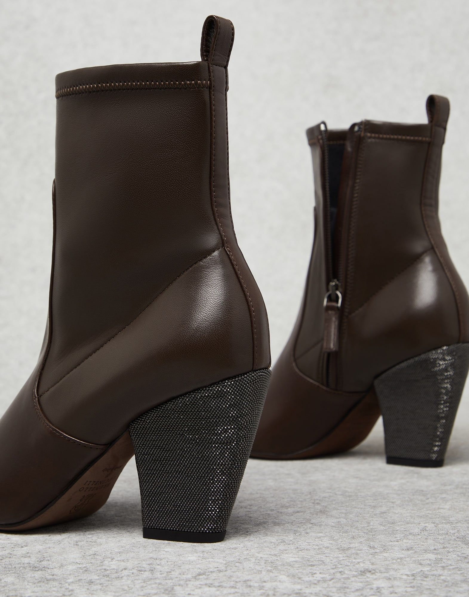 Brunello Cucinelli o1la1rc1a1025 Ankle Boots in Brown Size US 11 / IT 41 - 4 Thumbnail