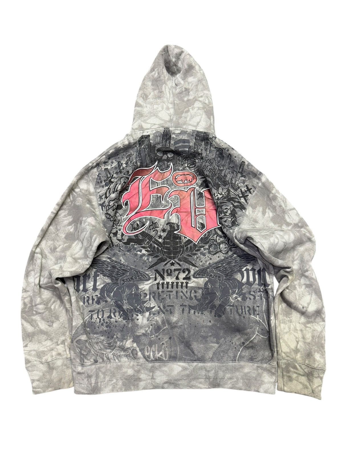 Ecko Unltd. Ecko Unltd Fullprint Zipper Hoodie Size US L / EU 52-54 / 3 - 6 Thumbnail