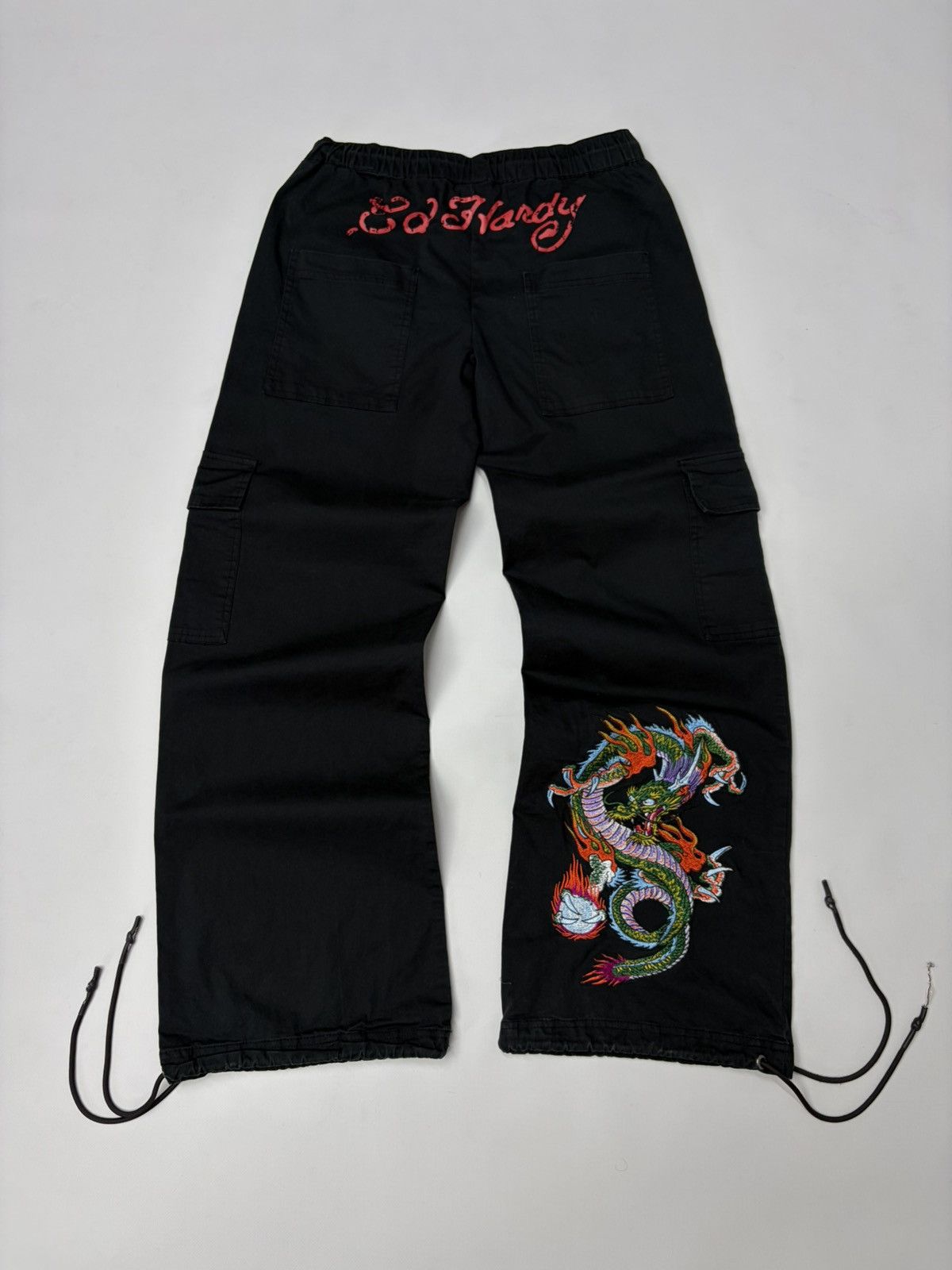 Ed Hardy VTG Ed Hardy x Urban Outfitters Dragon Cargo Jeans Pants Y2K Size US 30 / EU 46 - 1 Thumbnail