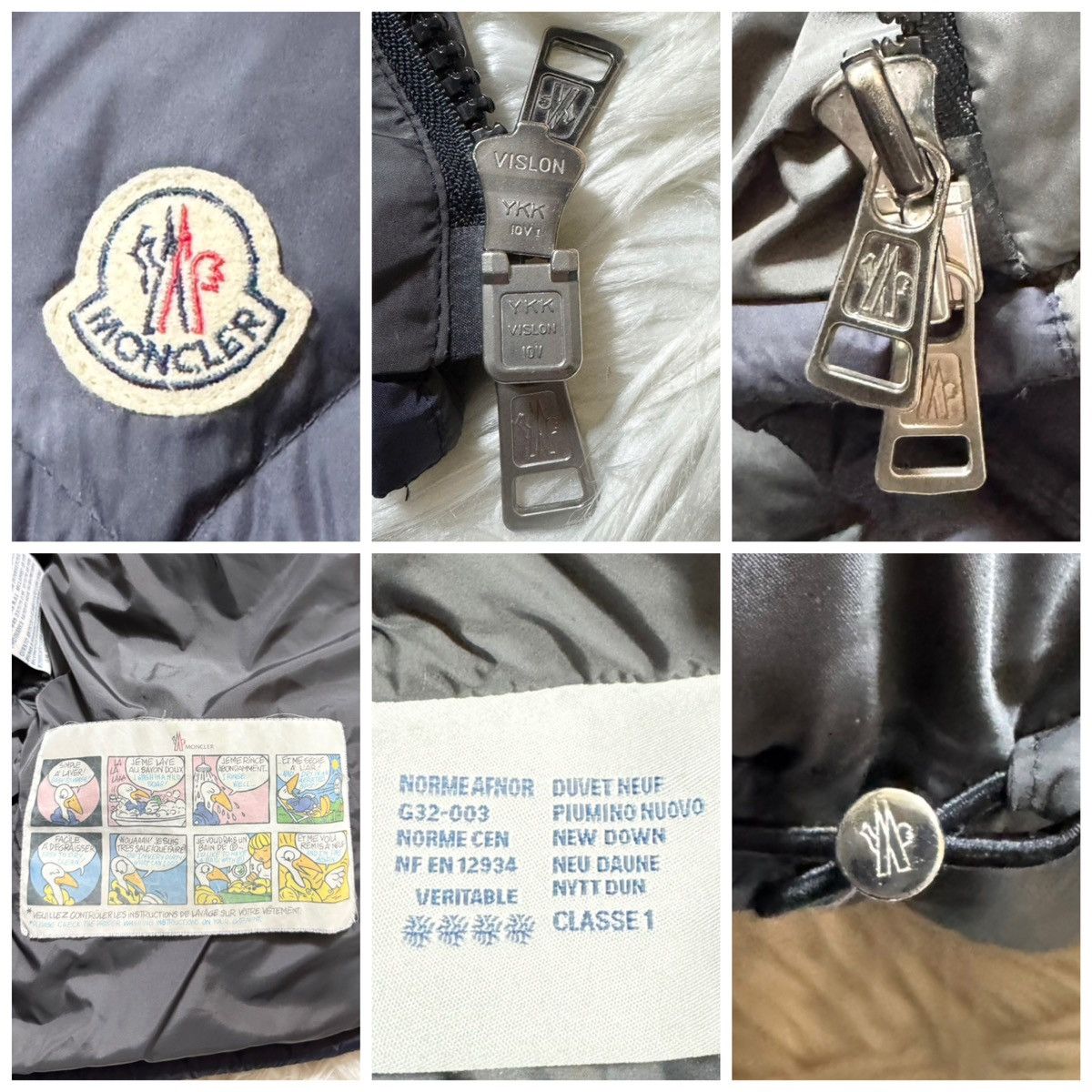 Moncler Authentic Moncler BREL Puffer Down Jacket 0 Dark Navy Size US XS / EU 42 / 0 - 3 Thumbnail