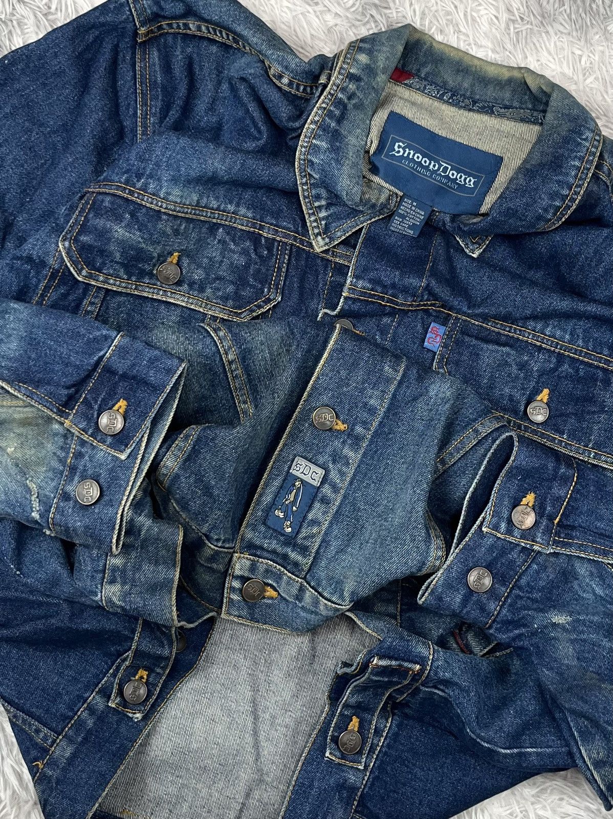 Snoop Dogg Vintage Snoop Dogg SDC Denim Jacket Size US L / EU 52-54 / 3 - 8 Thumbnail