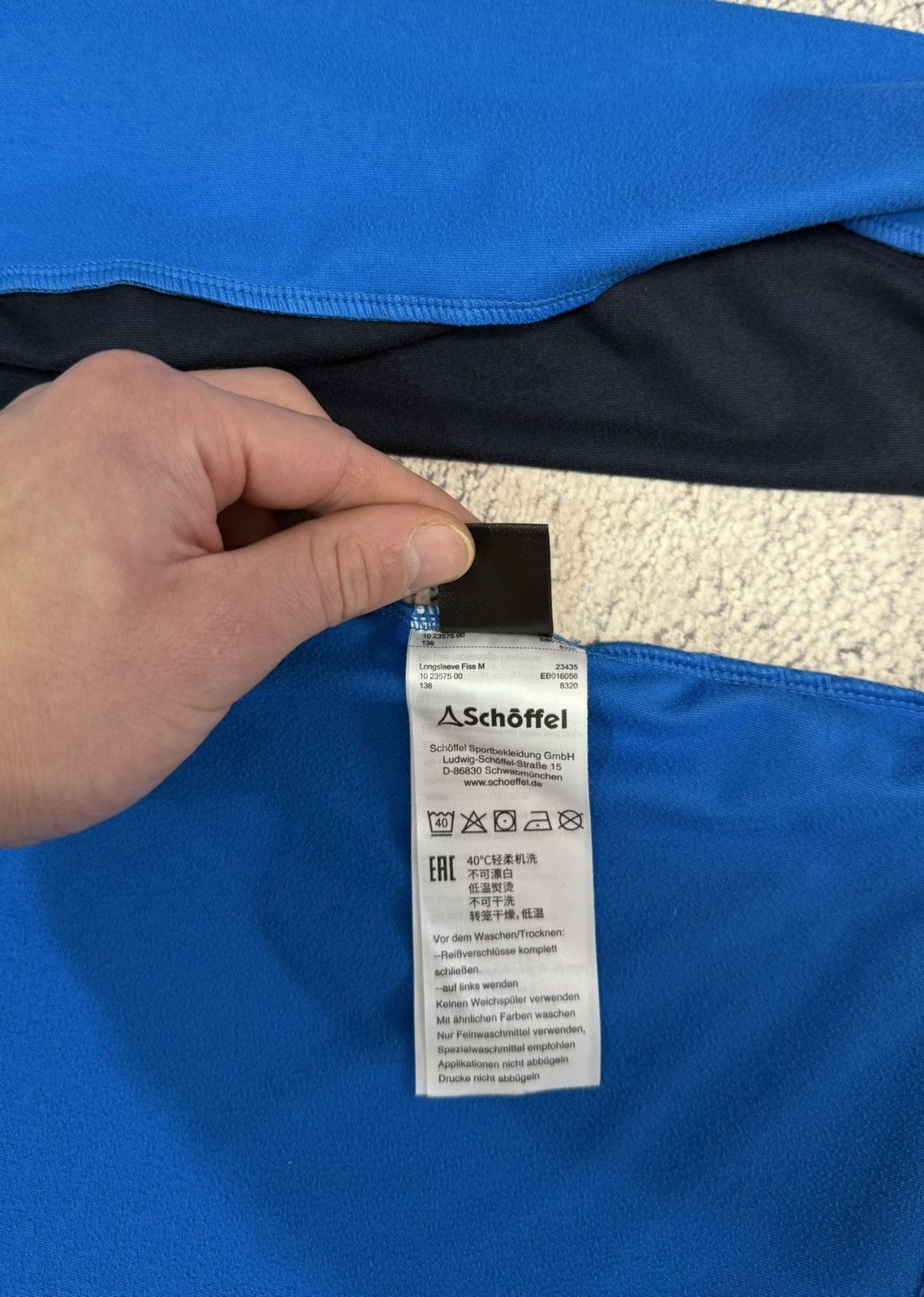 Other Schoffel Fiss Half Zip Pullover Men L Ski Base Layer Stretch Size US L / EU 52-54 / 3 - 11 Thumbnail