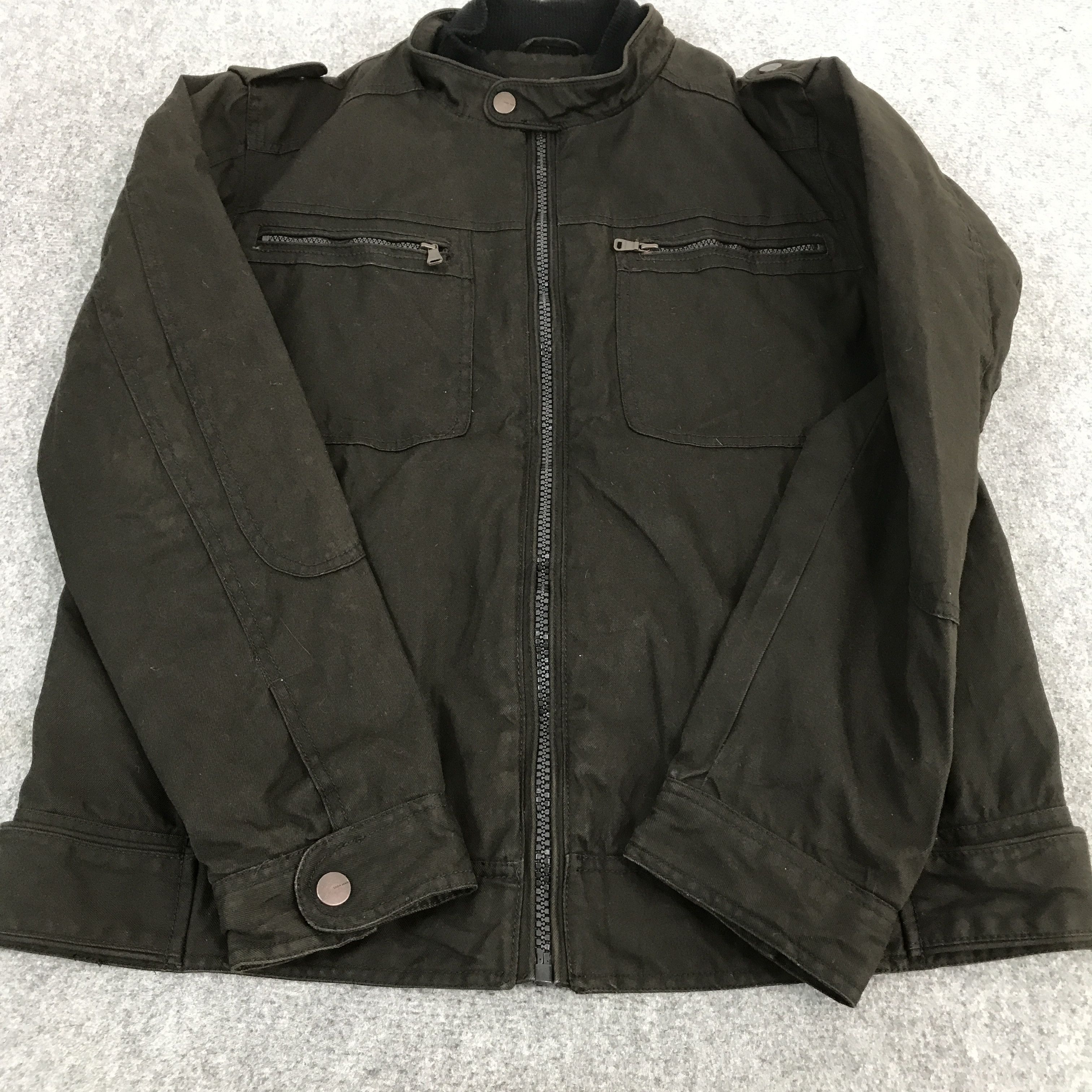 Japanese Brand × Zara ZARA MAN DESIGN ZIPPER JACKET Size US L / EU 52-54 / 3 - 8 Thumbnail