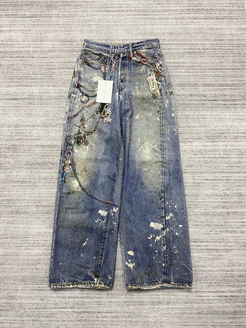 Acne Studios Digital Print 3D Baggy Jeans-dmc Size US 32 / EU 48 - 1 Thumbnail