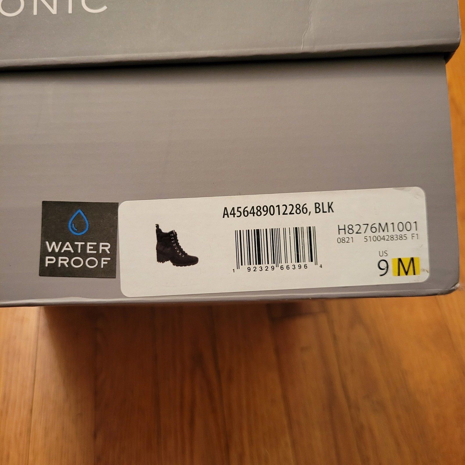 Vionic Vionic Spencer Waterproof Black Leather Ankle Boots 9 Combat Size US 9 / IT 39 - 9 Thumbnail