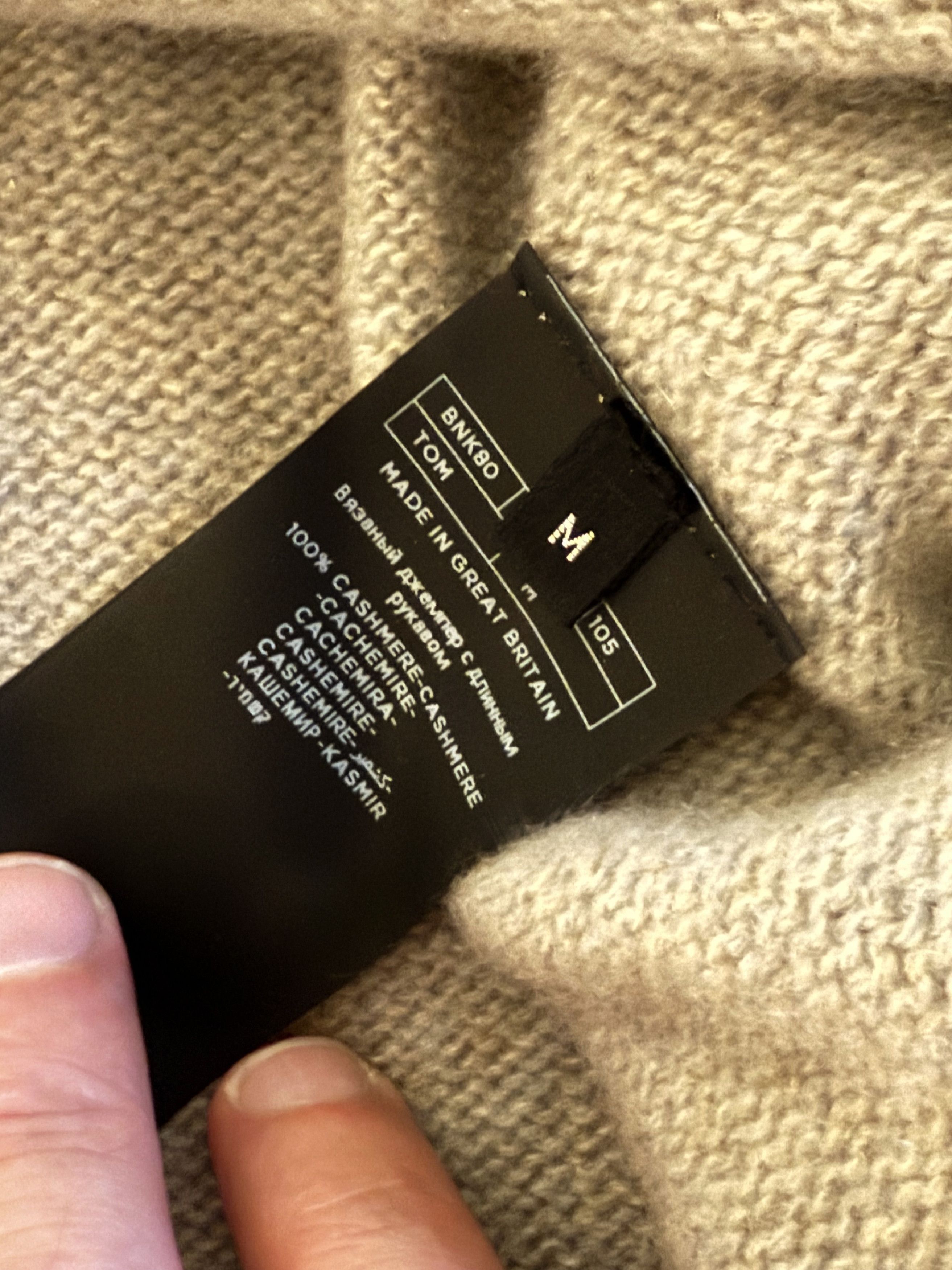 Tom Ford Best Dressed $2,000 w/tax TOM FORD 100% Cashmere Crewneck Size US M / EU 48-50 / 2 - 4 Thumbnail