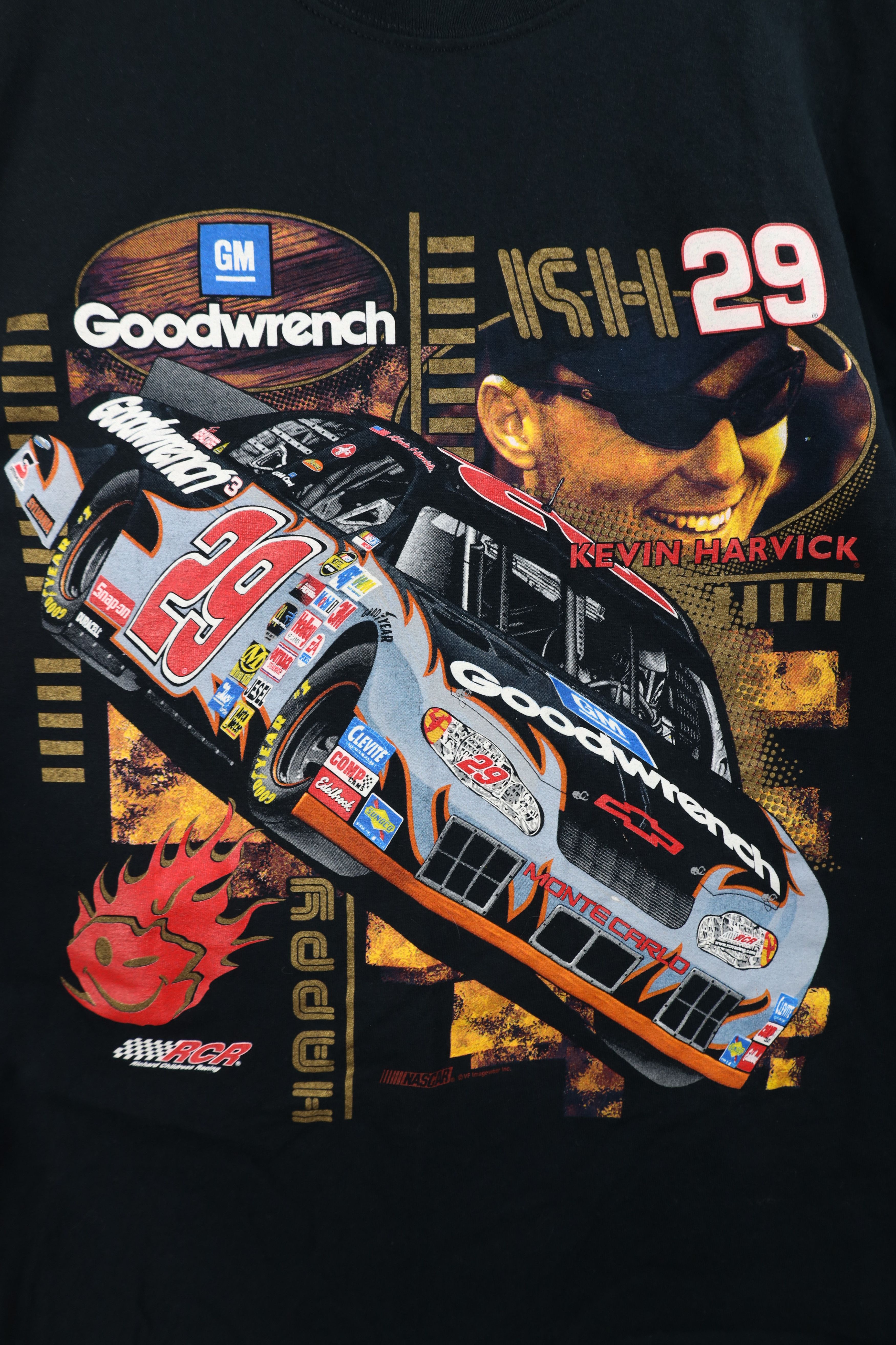 Vintage Vintage Y2K NASCAR Goodwrench Kevin Harvick Racing T-Shirt Size US L / EU 52-54 / 3 - 4 Thumbnail