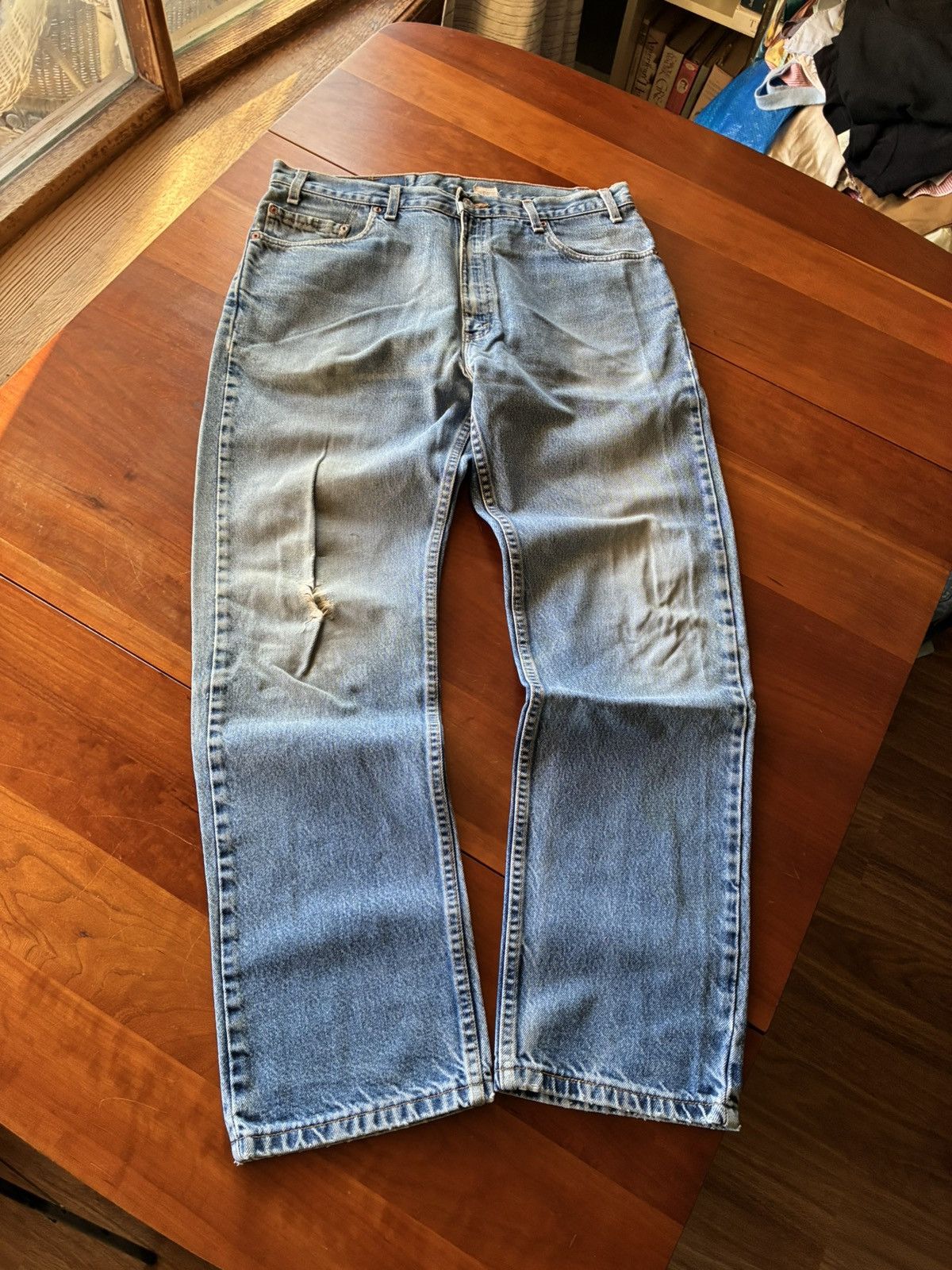 Von Dutch Vintage 90s Levi’s 505 faded denim jeans Size ONE SIZE - 3 Thumbnail