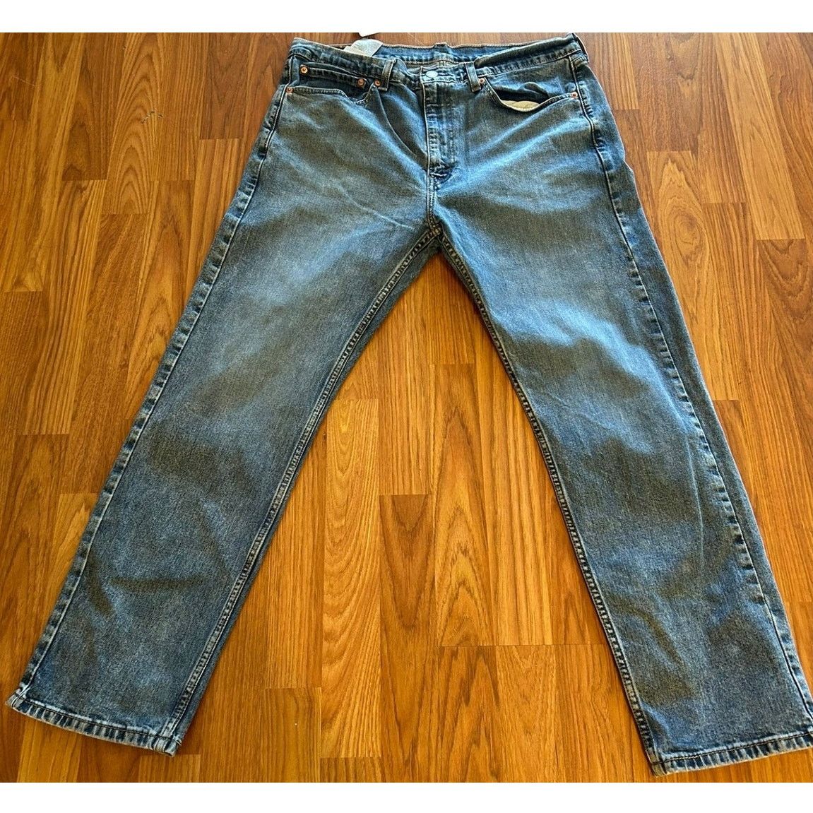 Levi's Levi's 505 Regular Fit Jeans - W36 L30 - Classic Blue Size US 36 / EU 52 - 2 Thumbnail