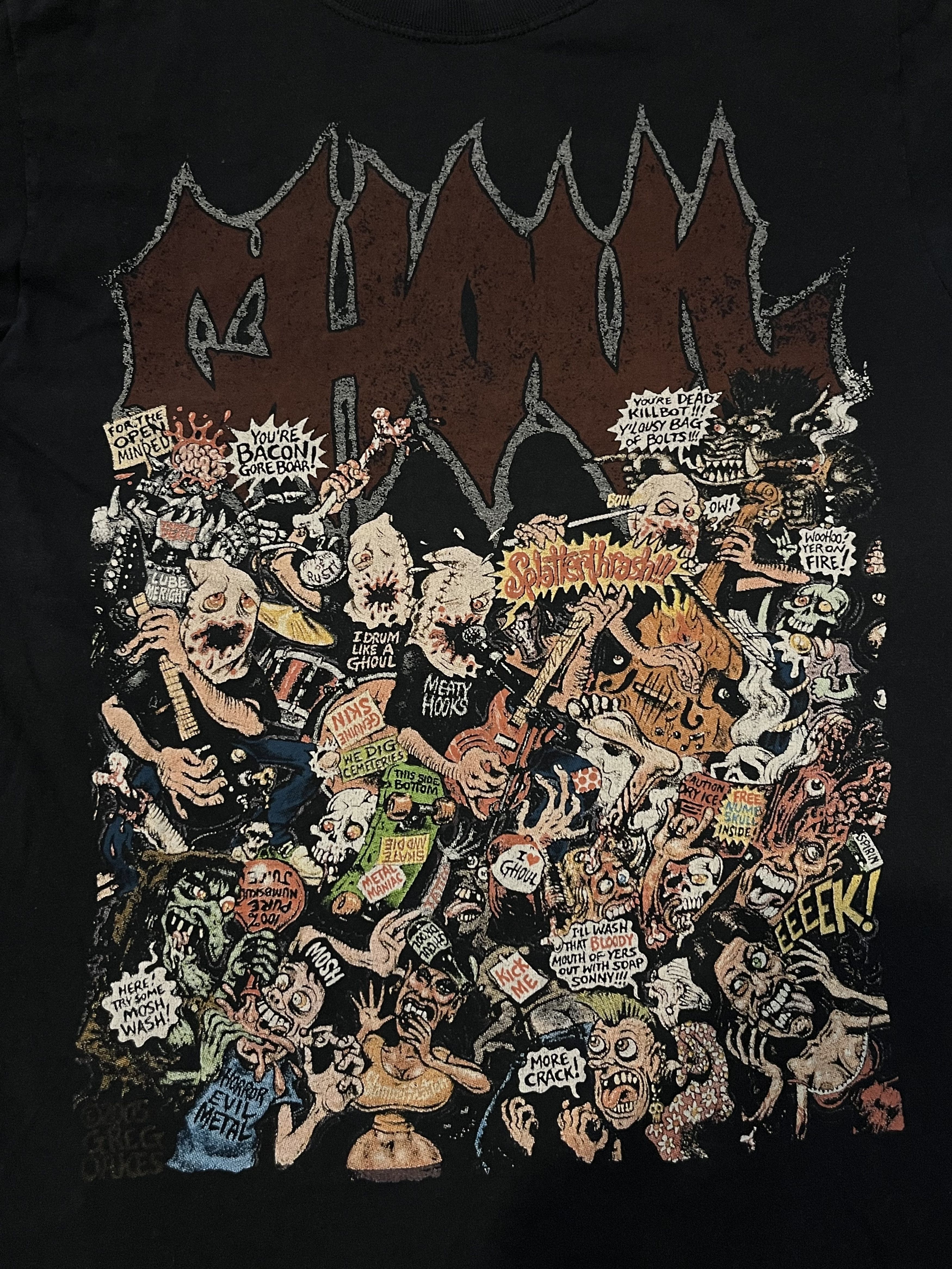 Band Tees × Vintage Ghoul band Promo Tee Thrash Death metal Comedy Shock Rock Size US M / EU 48-50 / 2 - 2 Thumbnail