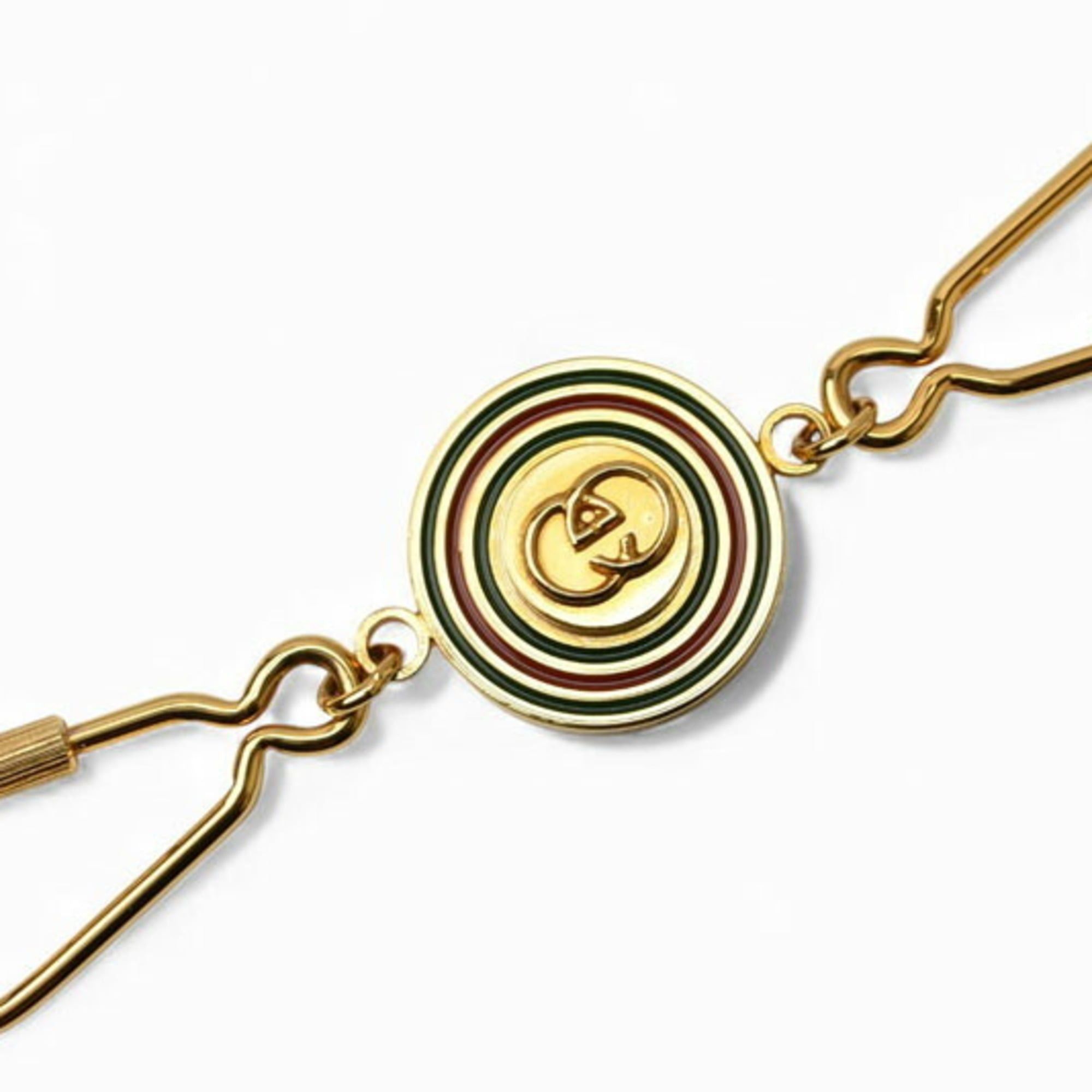 Gucci Gucci Key Ring Keychain GUCCI Gold Sherry Line GG Size ONE SIZE - 1 Thumbnail