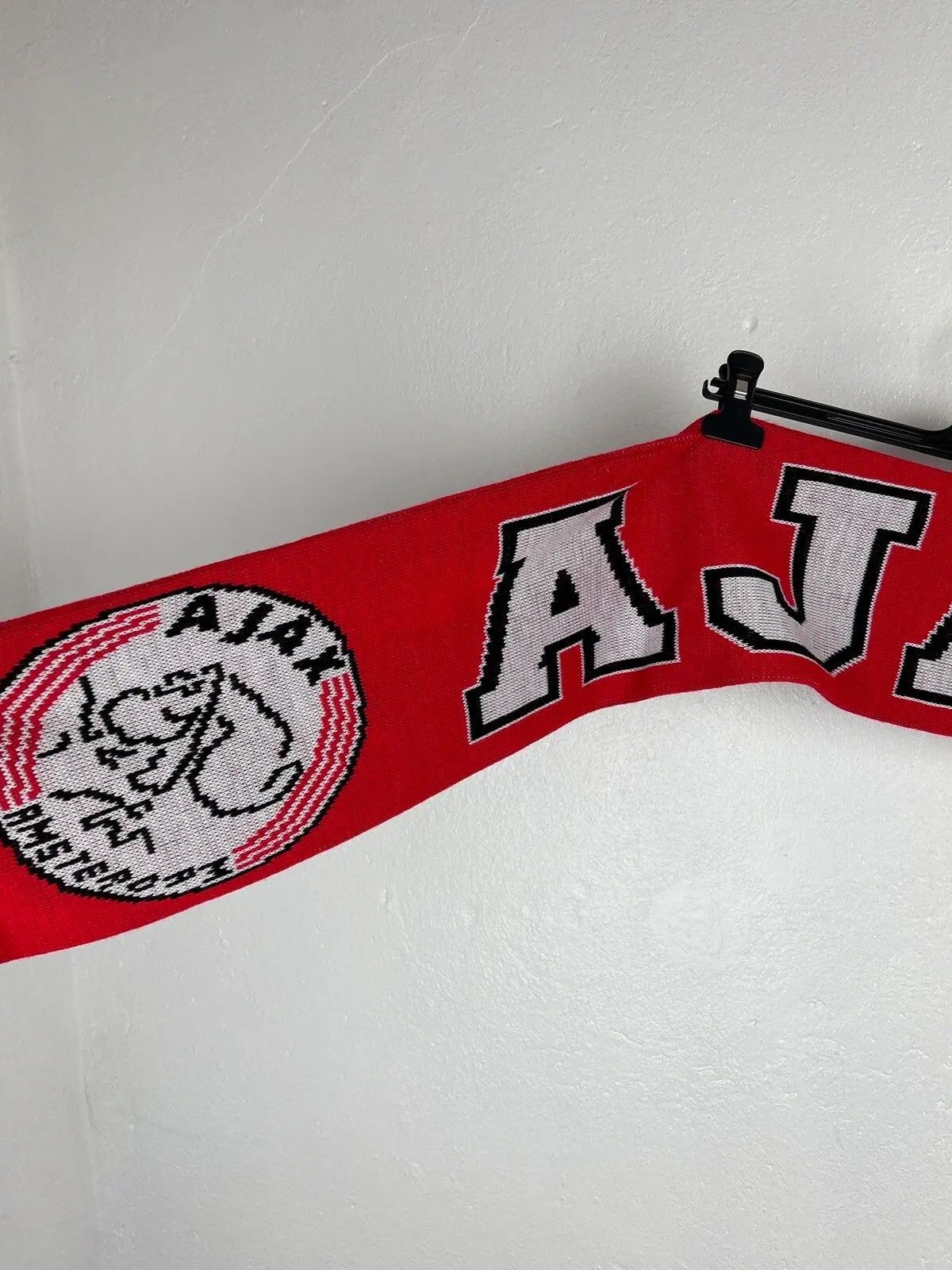 Vintage 90s Vintage Ajax Amsterdam Fanwear Soccer Scarf In Red Size ONE SIZE - 3 Thumbnail