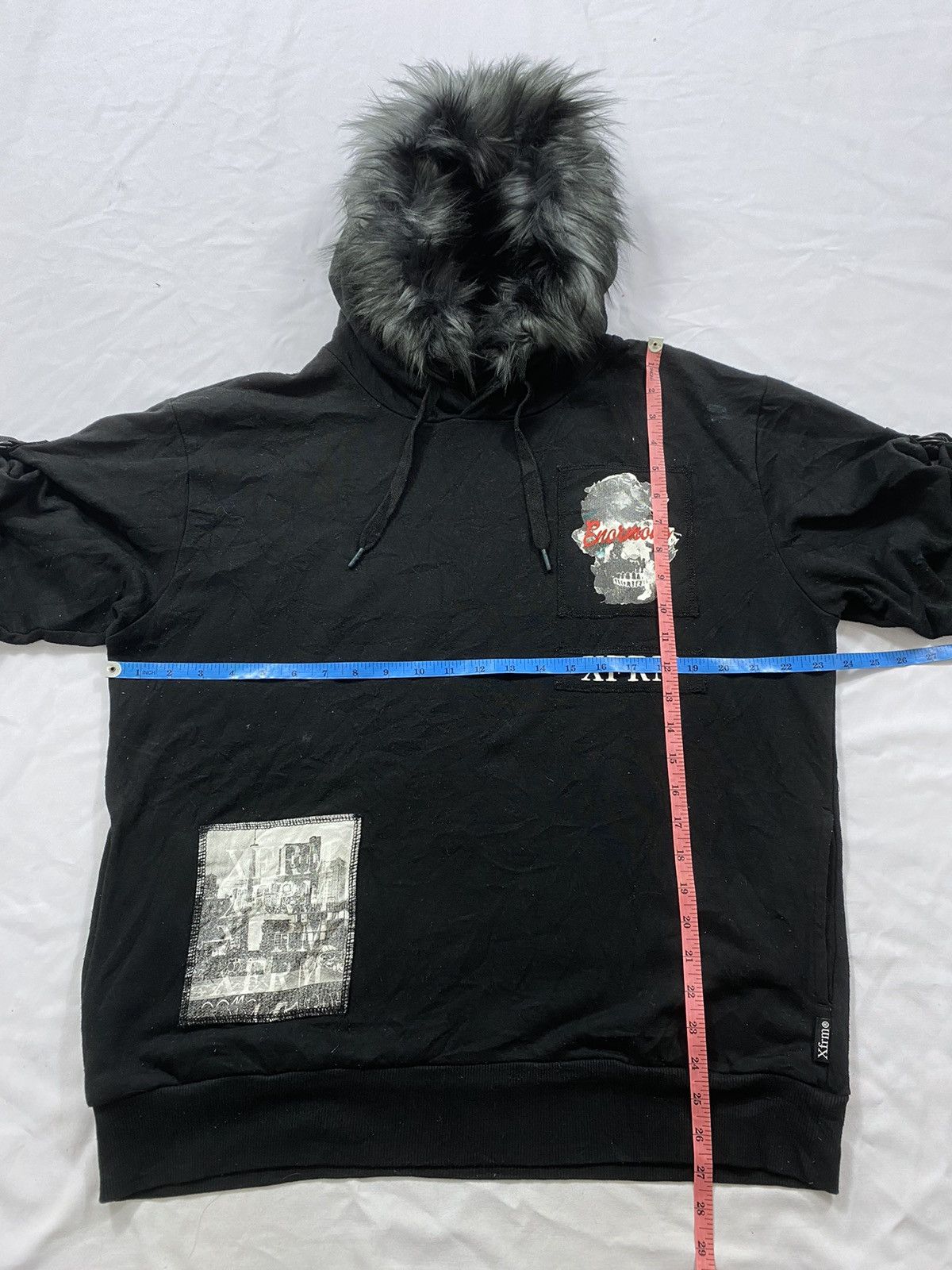 Japanese Brand Japanese Xrfm enormous fur hoodie ifsix lgb style Size US M / EU 48-50 / 2 - 12 Thumbnail