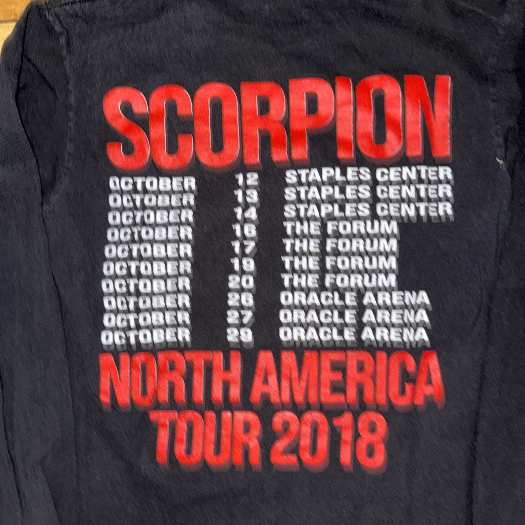 Vintage Drake Scorpion Tour Long Sleeve Shirt Black Small 17x24 Shirts Men S Mens Regular Sleeve T-Shirt 17X24 Size US S / EU 44-46 / 1 - 5 Thumbnail