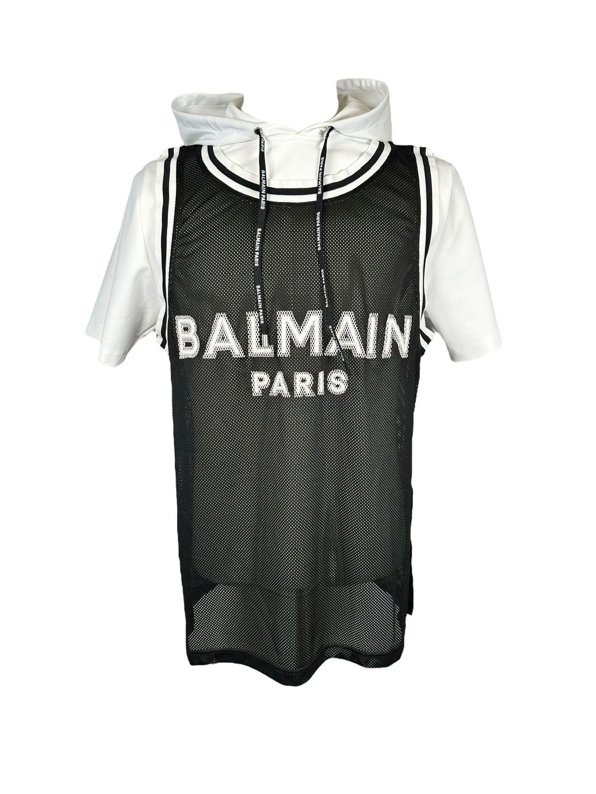 Balmain Balmain Logo-print Detail Hoodie Size US XS / EU 42 / 0 - 1 Thumbnail