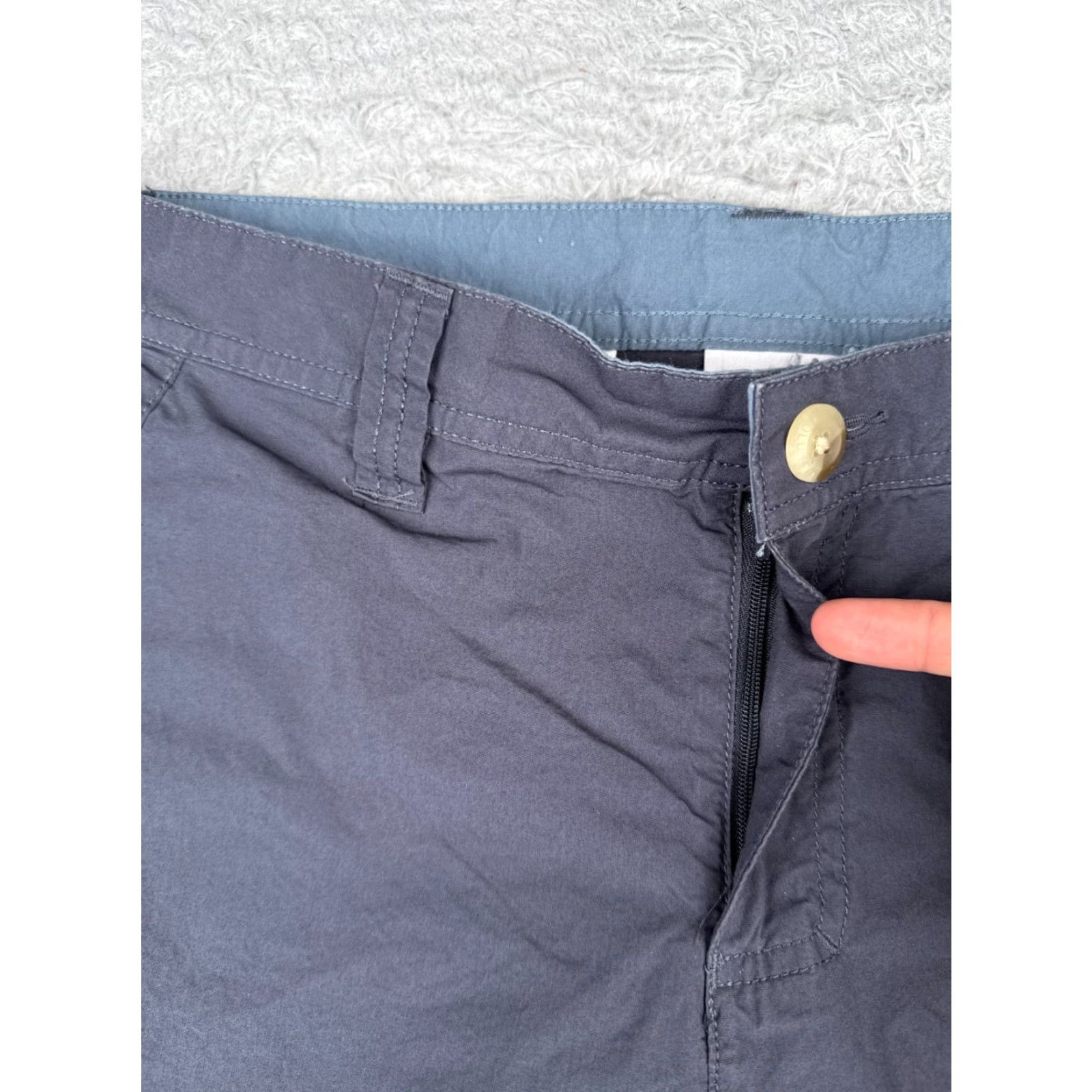 Vintage Columbia Shorts Men 30 Blue Chino 100% Cotton Hiking Camping 30x10 Size US 30 / EU 46 - 6 Thumbnail