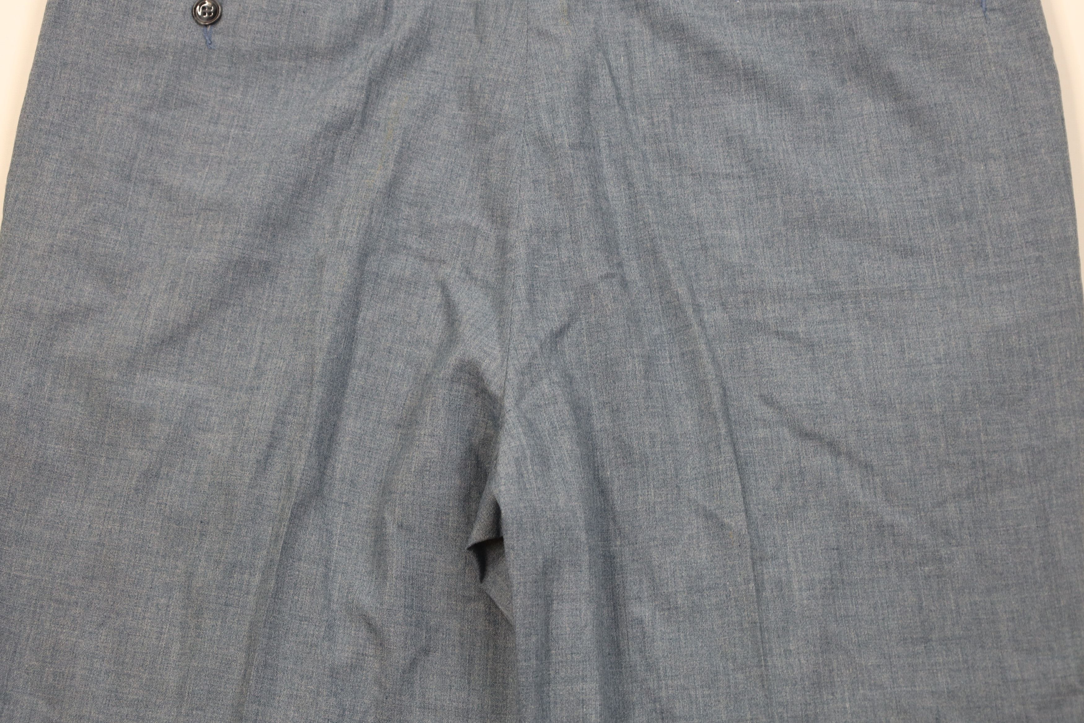 Vintage Vintage 70s Streetwear Gabardine Knit Wide Leg Chino Pants Size US 40 / EU 56 - 11 Thumbnail