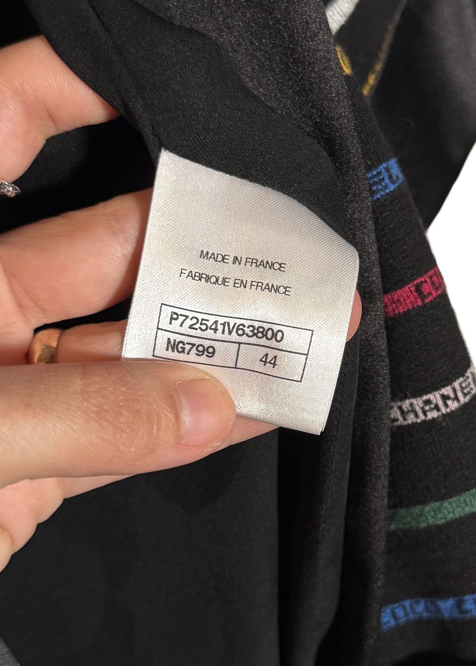 Chanel Chanel SS22 Runway Multicolour Striped Logo Black Mini Dress Size XXL / US 16-18 / IT 52-54 - 13 Thumbnail