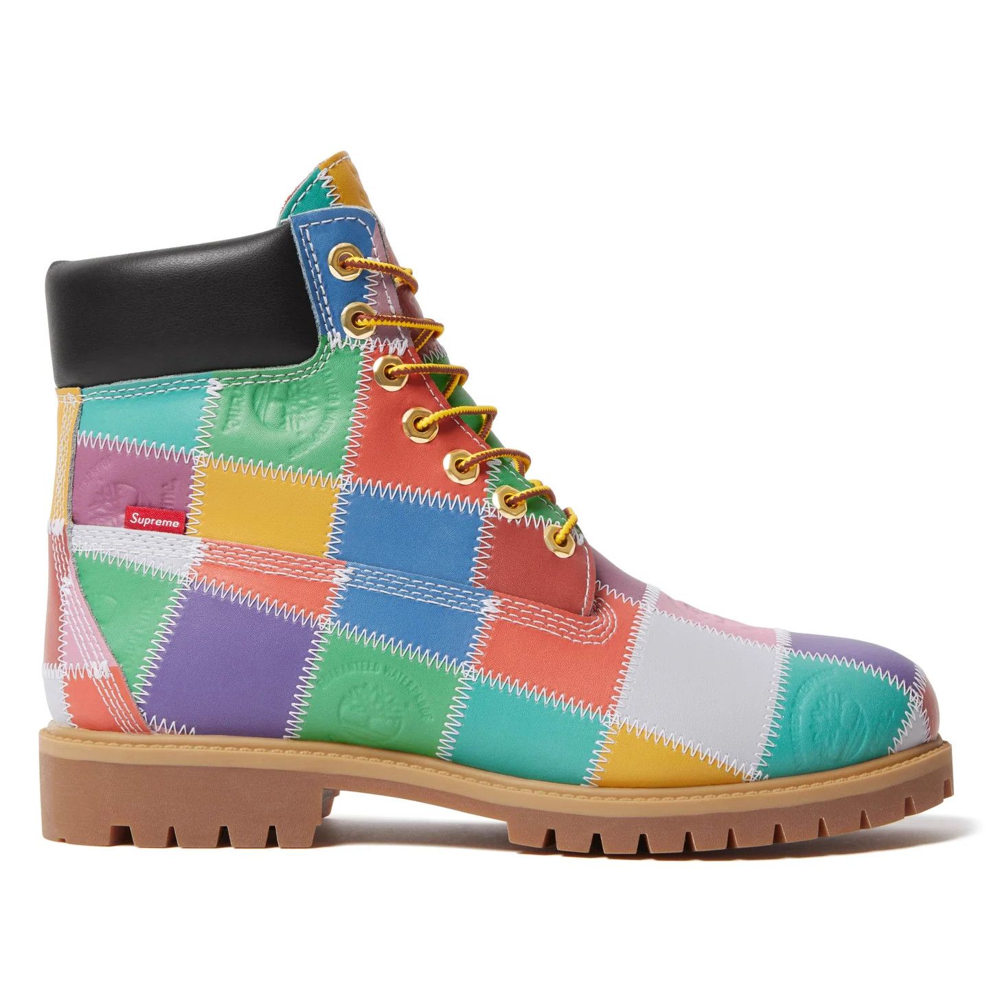 Supreme × Timberland supreme / Timberland Patchwork 6'' premium waterproof boot Size US 9.5 / EU 42-43 - 1 Thumbnail