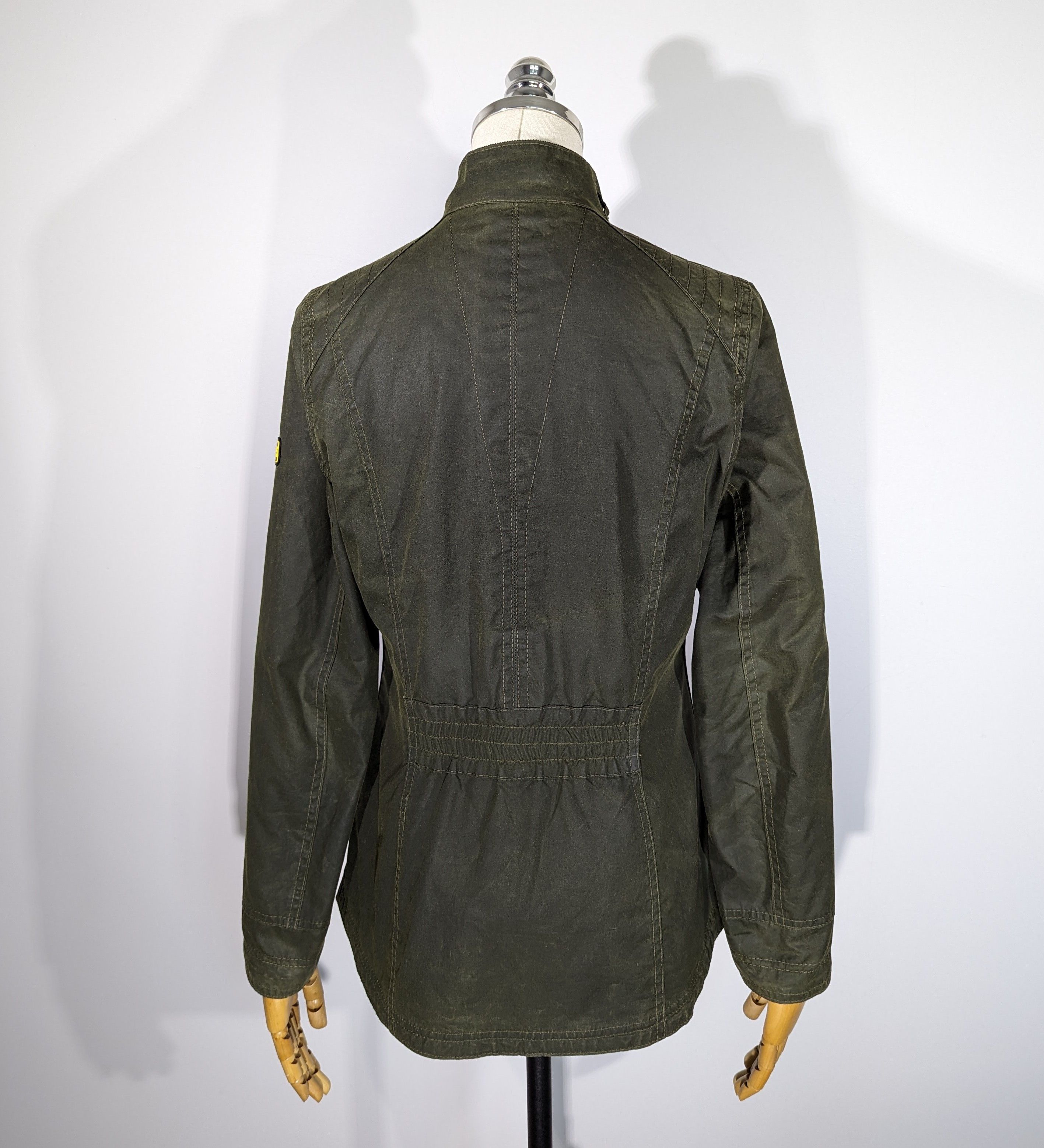 Barbour BARBOUR INTERNATIONAL LEADER WAX Jacket Motorcycle Clothing Size S / US 4 / IT 40 - 8 Thumbnail