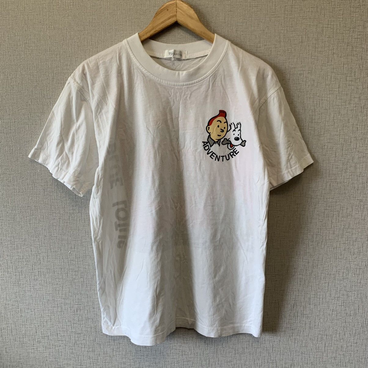 Cartoon Network × Vintage Vintage The Adventures Of Tin Tin The Blue Lotus T-Shirt Size US L / EU 52-54 / 3 - 2 Thumbnail