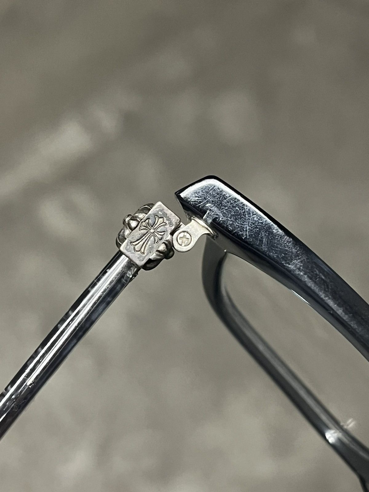 Chrome Hearts Chrome Hearts “Resurectum” Translucent Grey Frame Glasses Size ONE SIZE - 11 Thumbnail