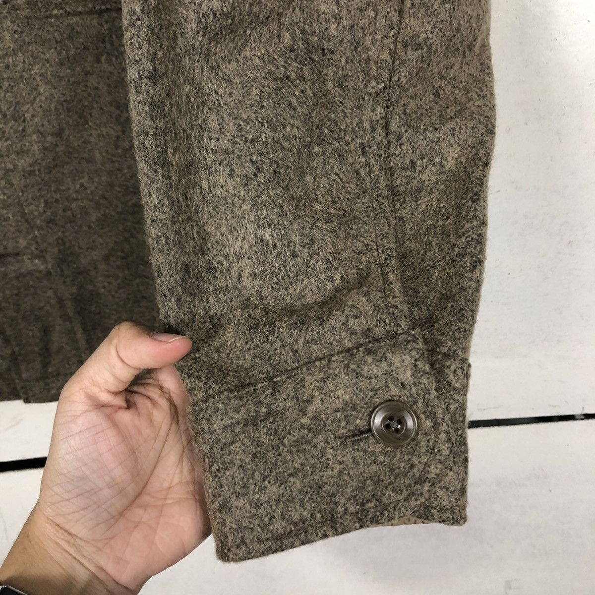Japanese Brand 🔥VINTAGE WOOL BUTTON WORKER JACKET UNIQLO UNDERCOVER Size US M / EU 48-50 / 2 - 15 Thumbnail